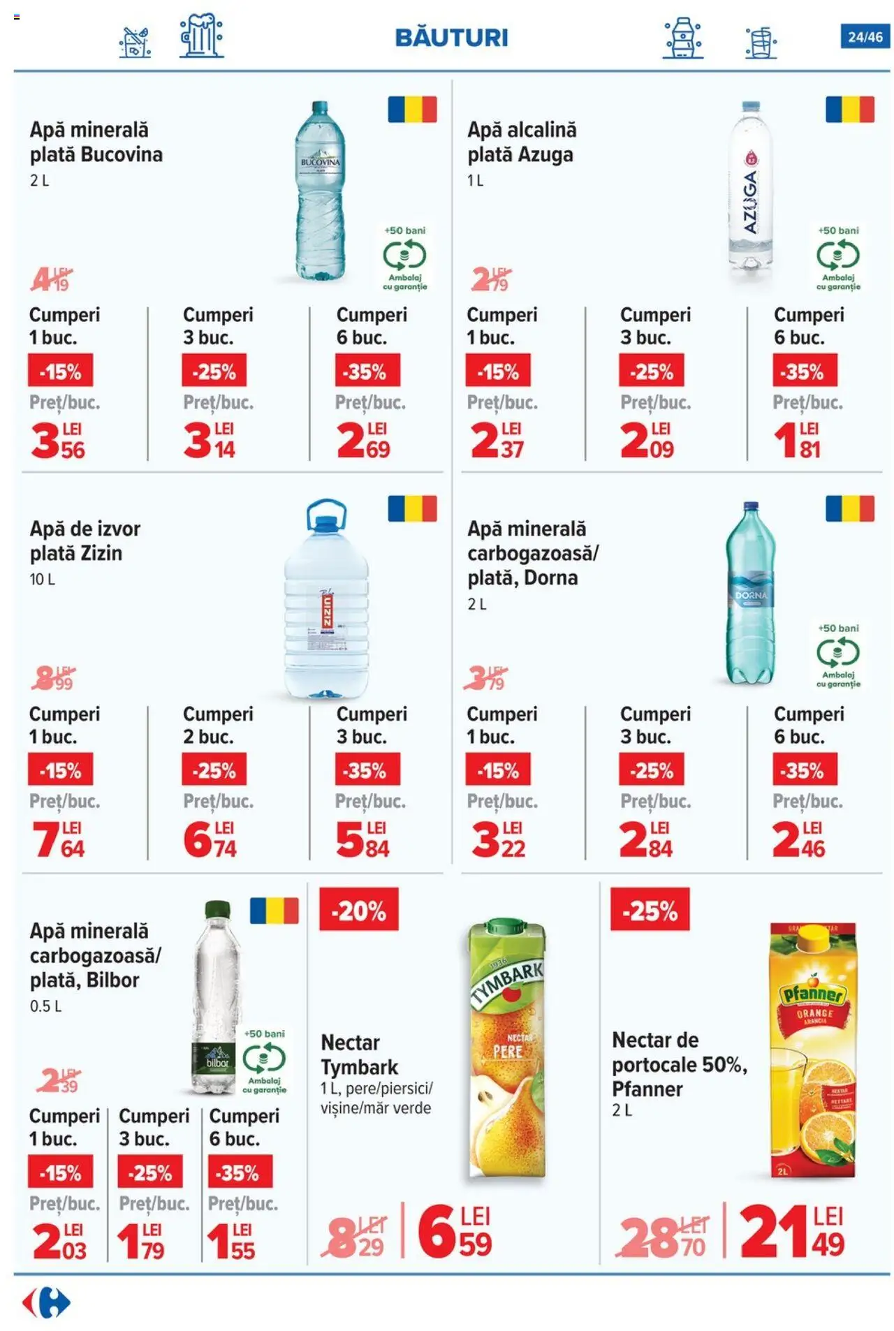 Catalog Carrefour 4 - 9 Iunie 2025 | Pagina 25 | Produse: Yazı tahtası kalemi, Portocale, Apă