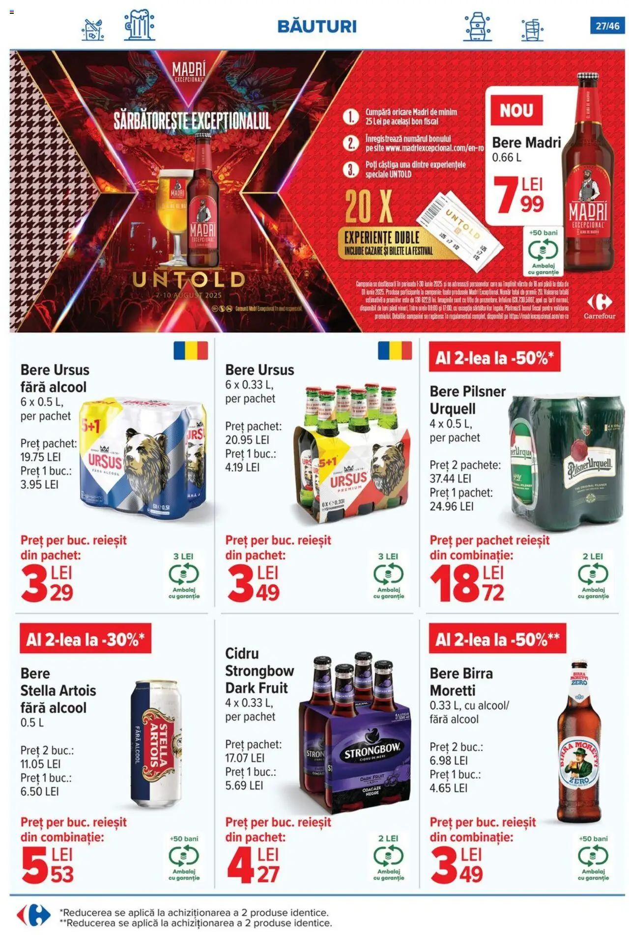 Catalog Carrefour 4 - 9 Iunie 2025 | Pagina 28 | Produse: Bere