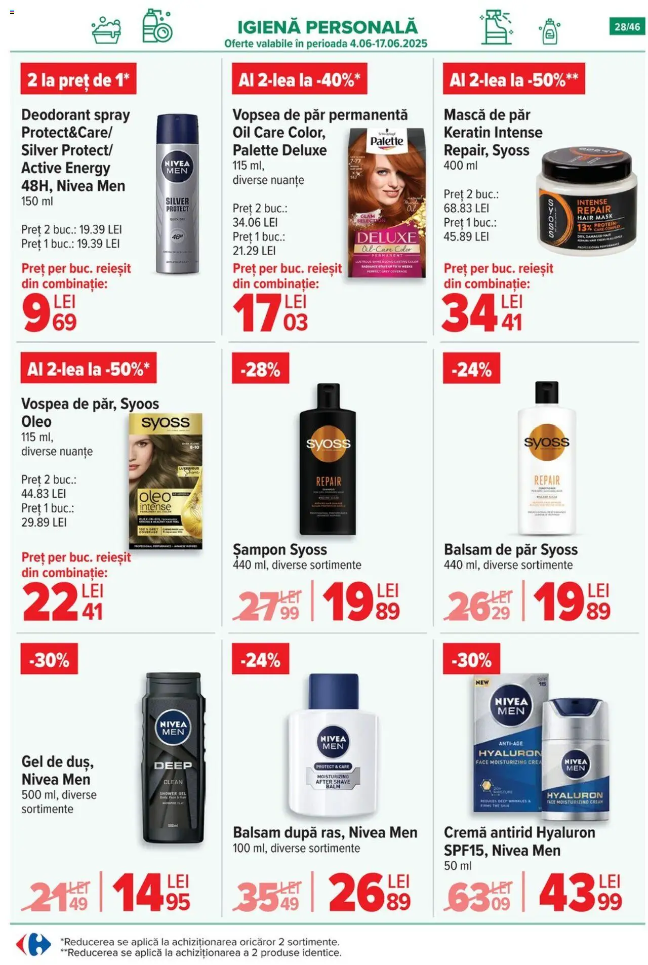 Catalog Carrefour 4 - 9 Iunie 2025 | Pagina 29 | Produse: After shave, Vopsea, Balsam, Deodorant