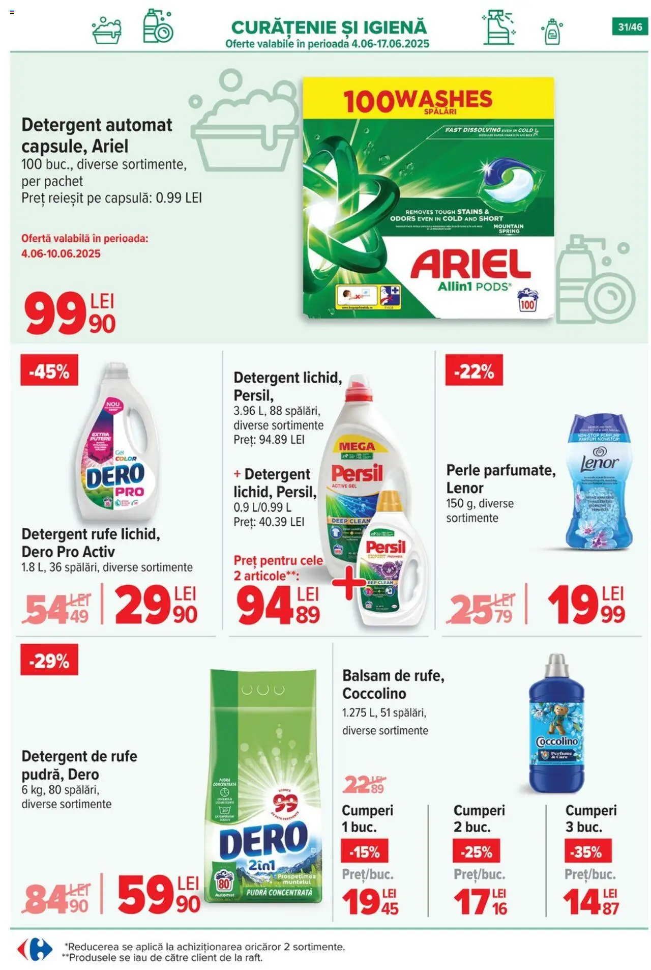 Catalog Carrefour 4 - 9 Iunie 2025 | Pagina 32 | Produse: Pomelo, Kedi Ödül Oyuncakları, Parfum, Balsam