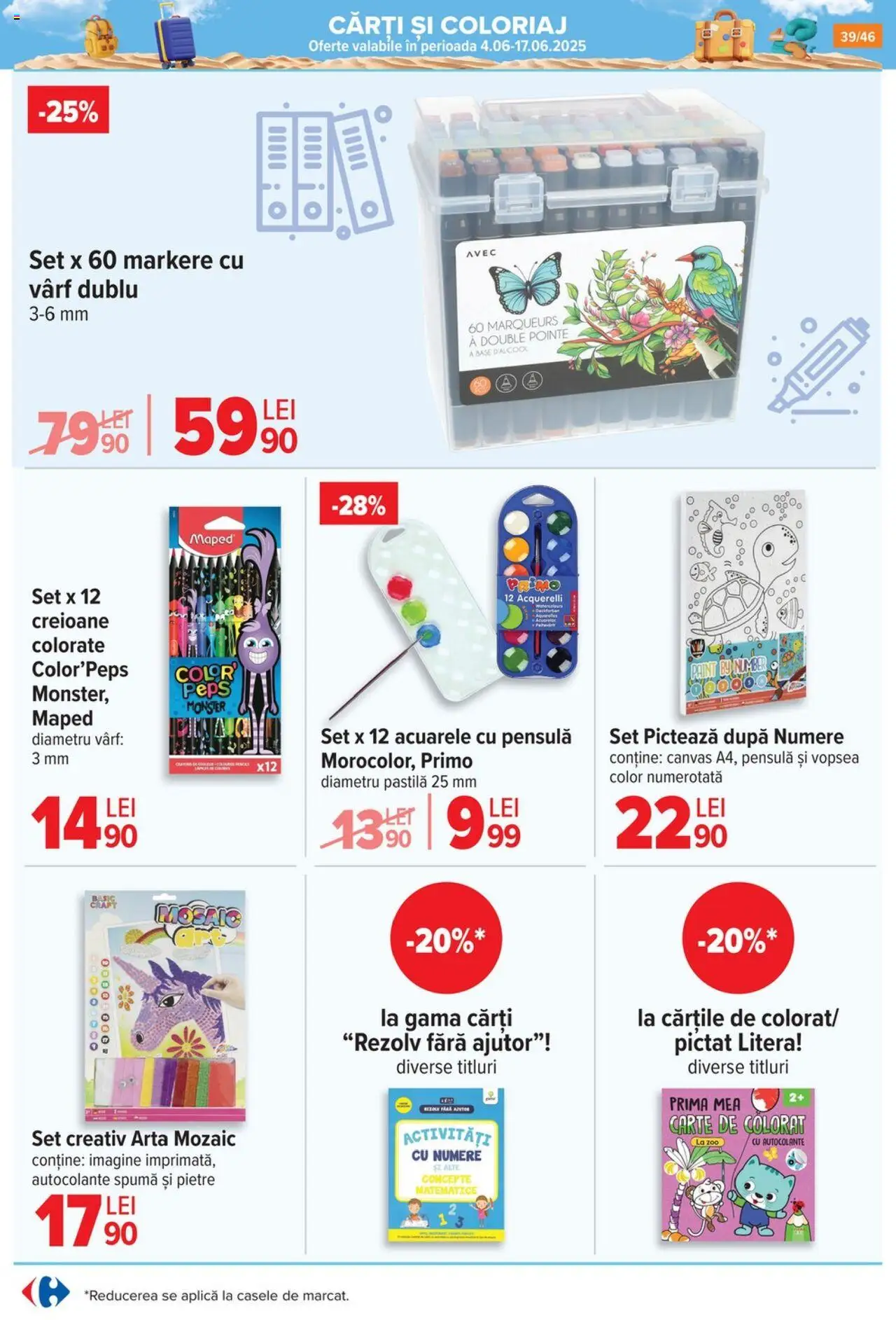 Catalog Carrefour 4 - 9 Iunie 2025 | Pagina 40 | Produse: Vopsea, Cărți