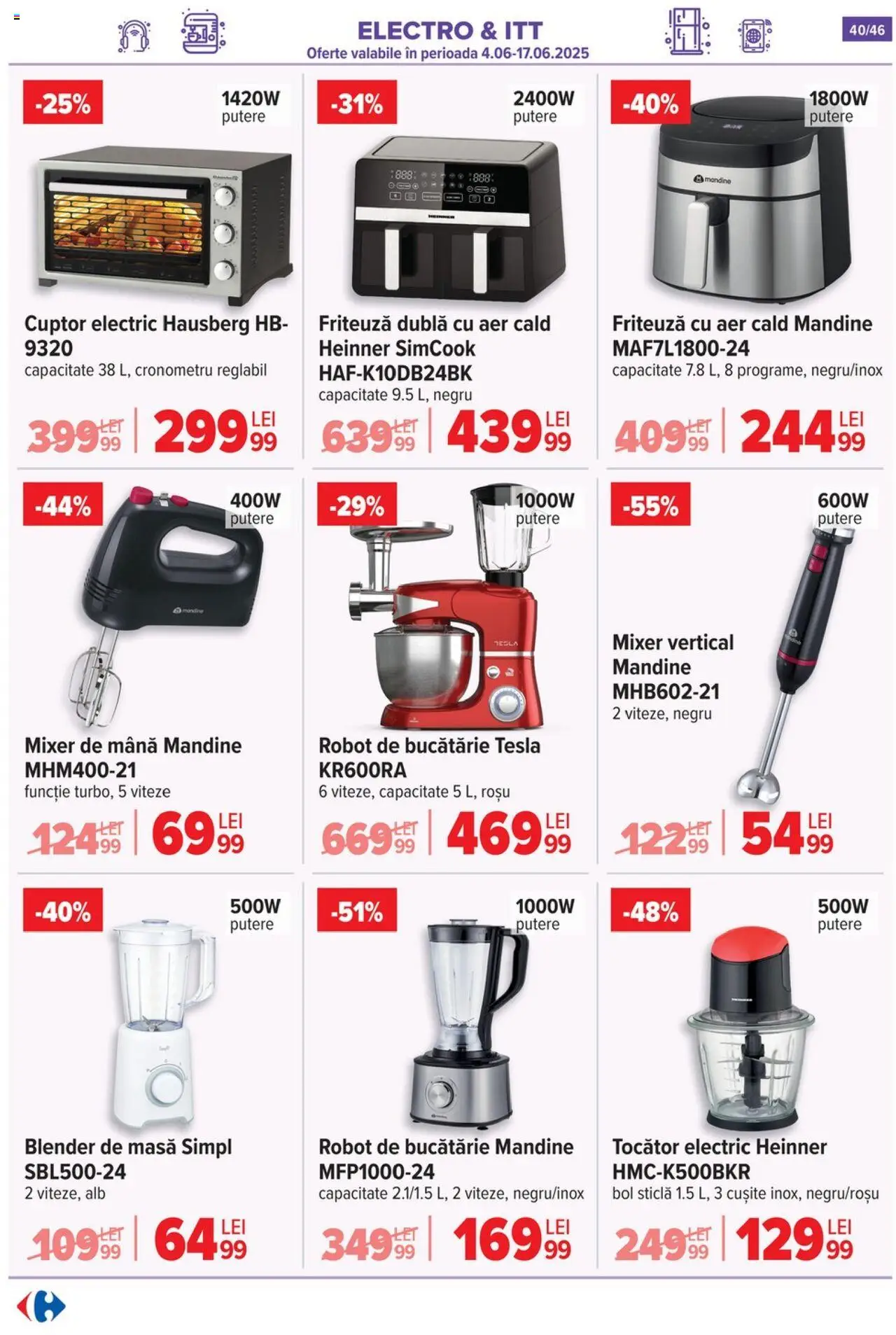 Catalog Carrefour 4 - 9 Iunie 2025 | Pagina 41 | Produse: Ginseng, Bol, Masă, Bucătărie