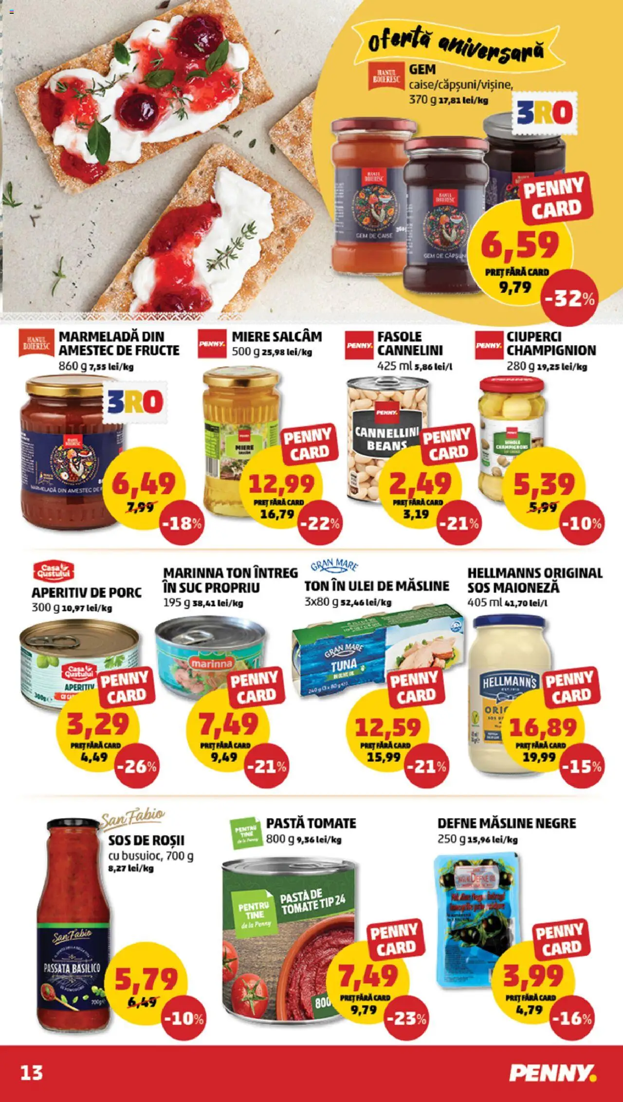 Catalog PENNY Market 4 - 9 Iunie 2025 | Pagina 13 | Produse: Gem, Suc, Roșii, Maioneză