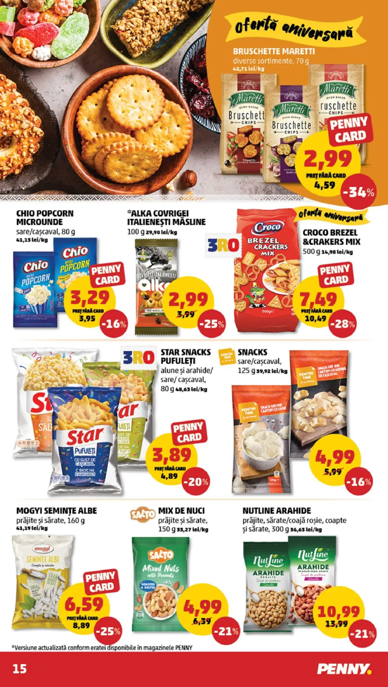 Catalog PENNY Market 4 - 9 Iunie 2025 | Pagina 15 | Produse: Pară, Cașcaval, Arahide, Cartofi