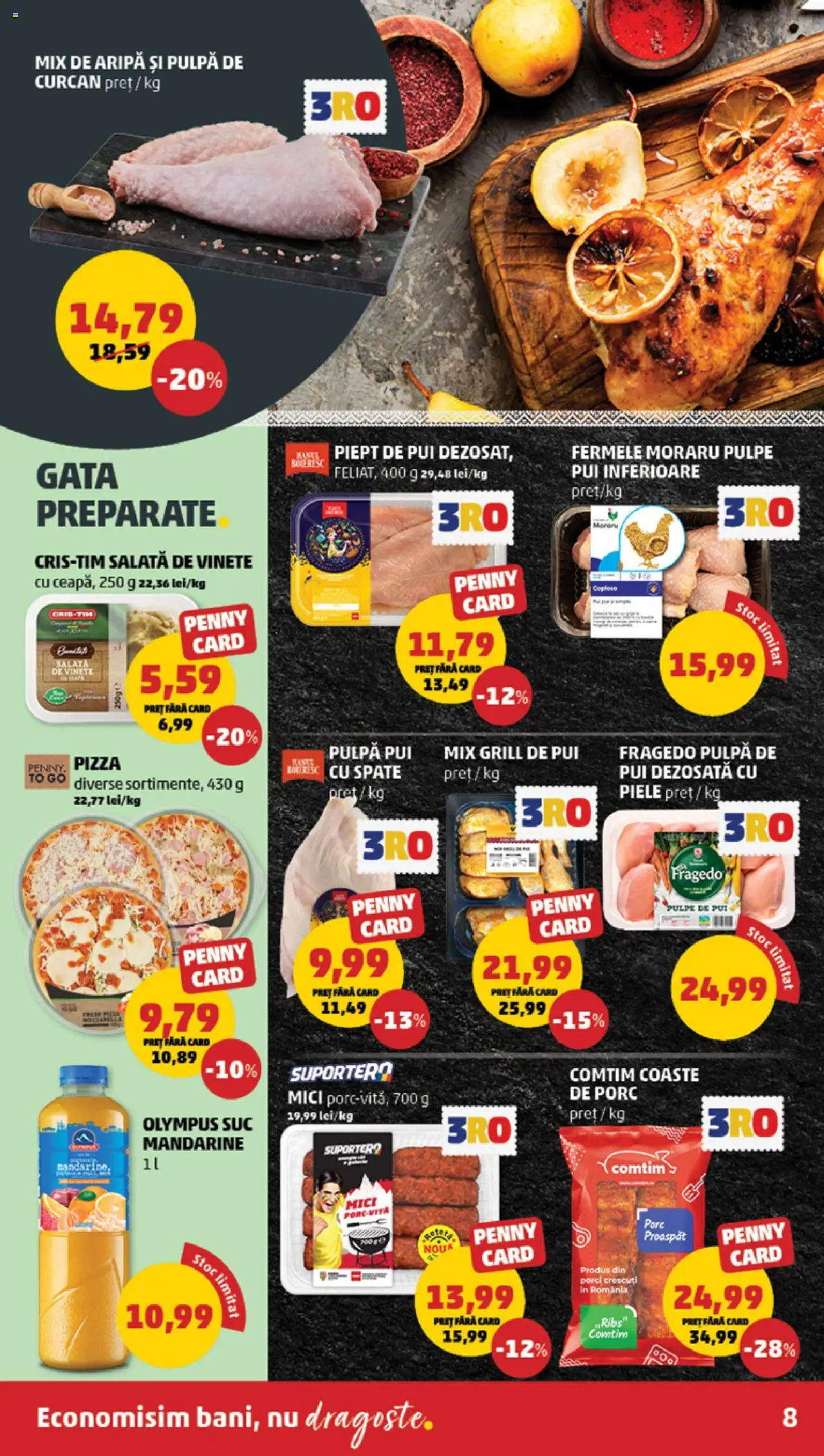 Catalog PENNY Market 4 - 9 Iunie 2025 | Pagina 8 | Produse: Grill, Hacıyatmaz Kedi Oyuncağı, Pizza, Mandarine