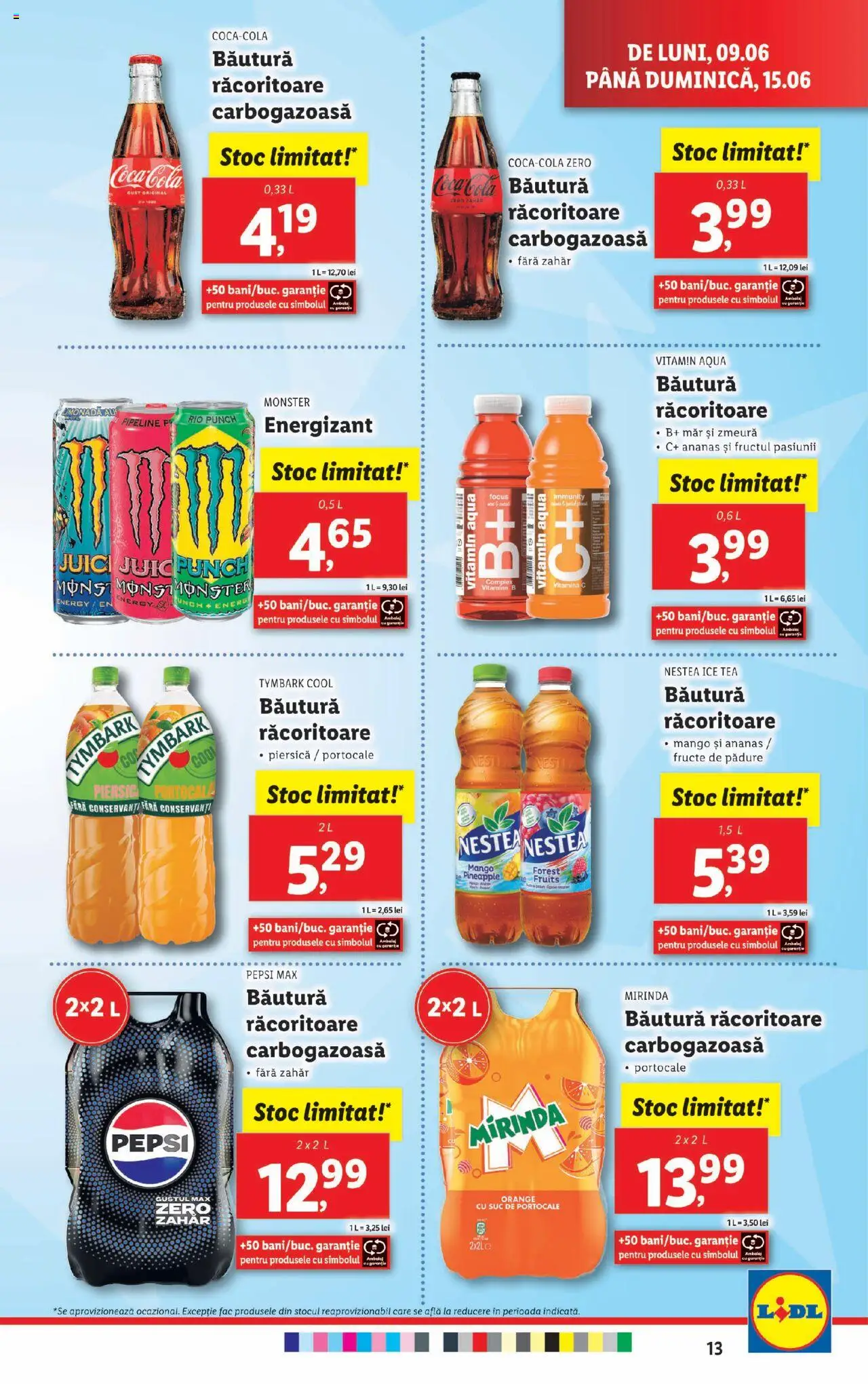 Catalog LIDL 9 - 14 Iunie 2025 | Pagina 13 | Produse: Piersică, Amerikan servis, Ice tea, Zahăr