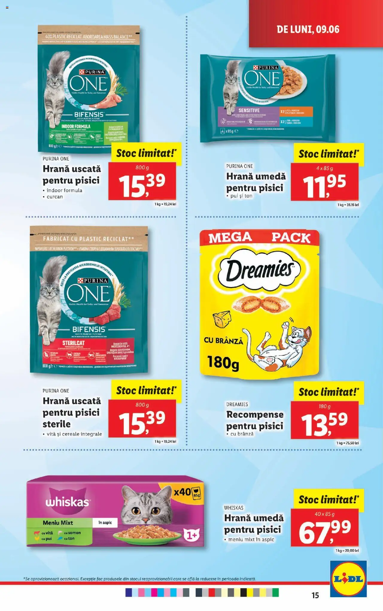 Catalog LIDL 9 - 14 Iunie 2025 | Pagina 15 | Produse: Hacıyatmaz Kedi Oyuncağı, Brânză, Cereale