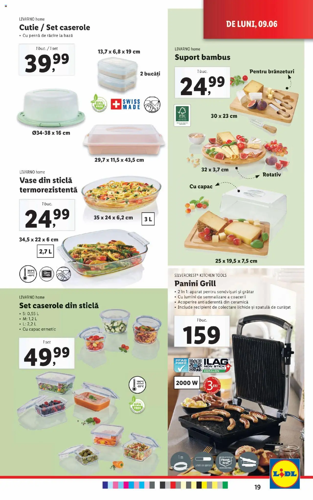 Catalog LIDL 9 - 14 Iunie 2025 | Pagina 19 | Produse: Caserole, Grill, Grătar, Cutie