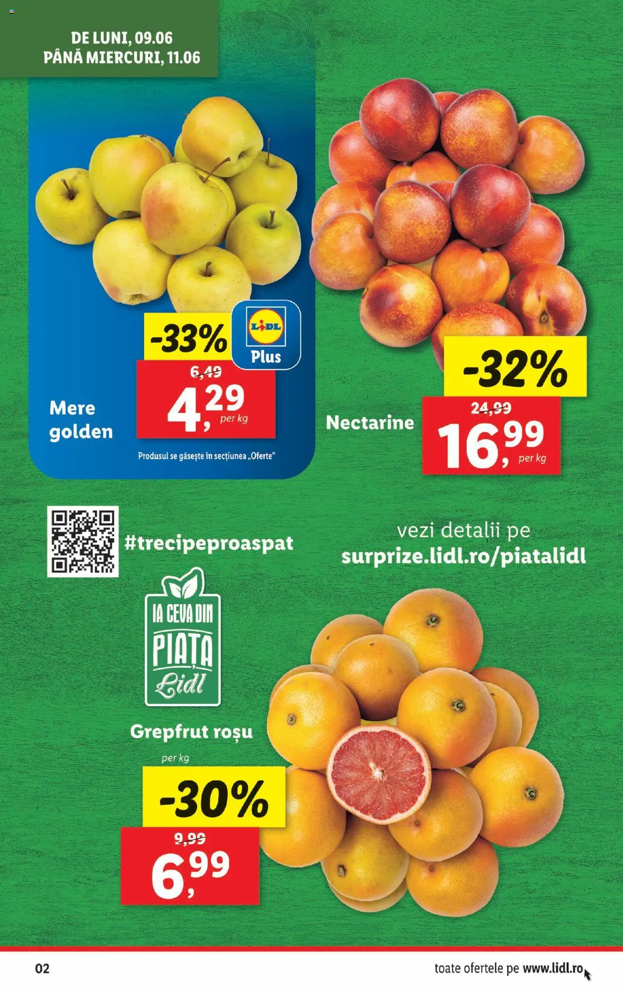Catalog LIDL 9 - 14 Iunie 2025 | Pagina 2 | Produse: Temizlik kovası, Mere, Grepfrut