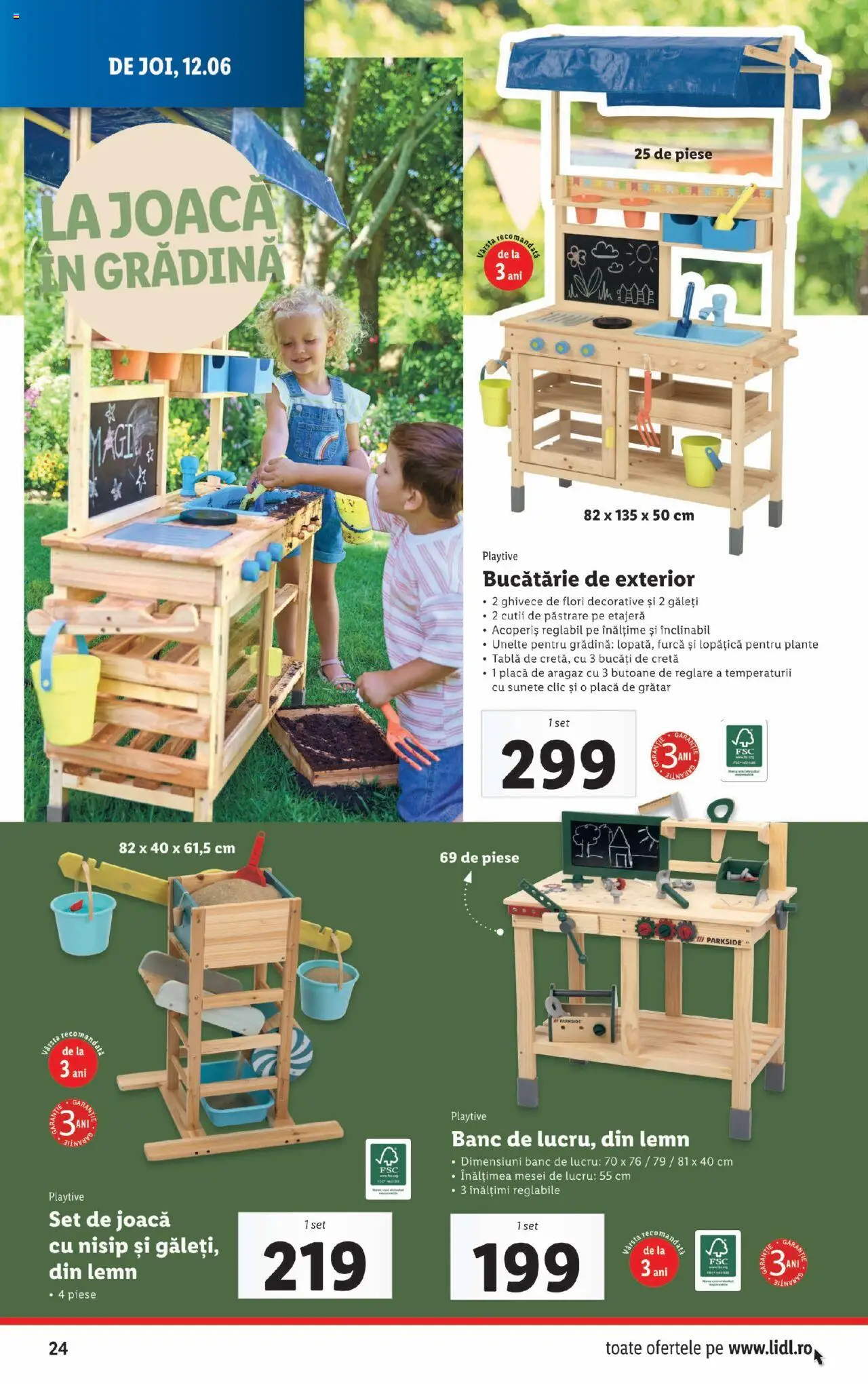 Catalog LIDL 9 - 14 Iunie 2025 | Pagina 24 | Produse: Grătar, Tablă, Bucătărie, Etajeră