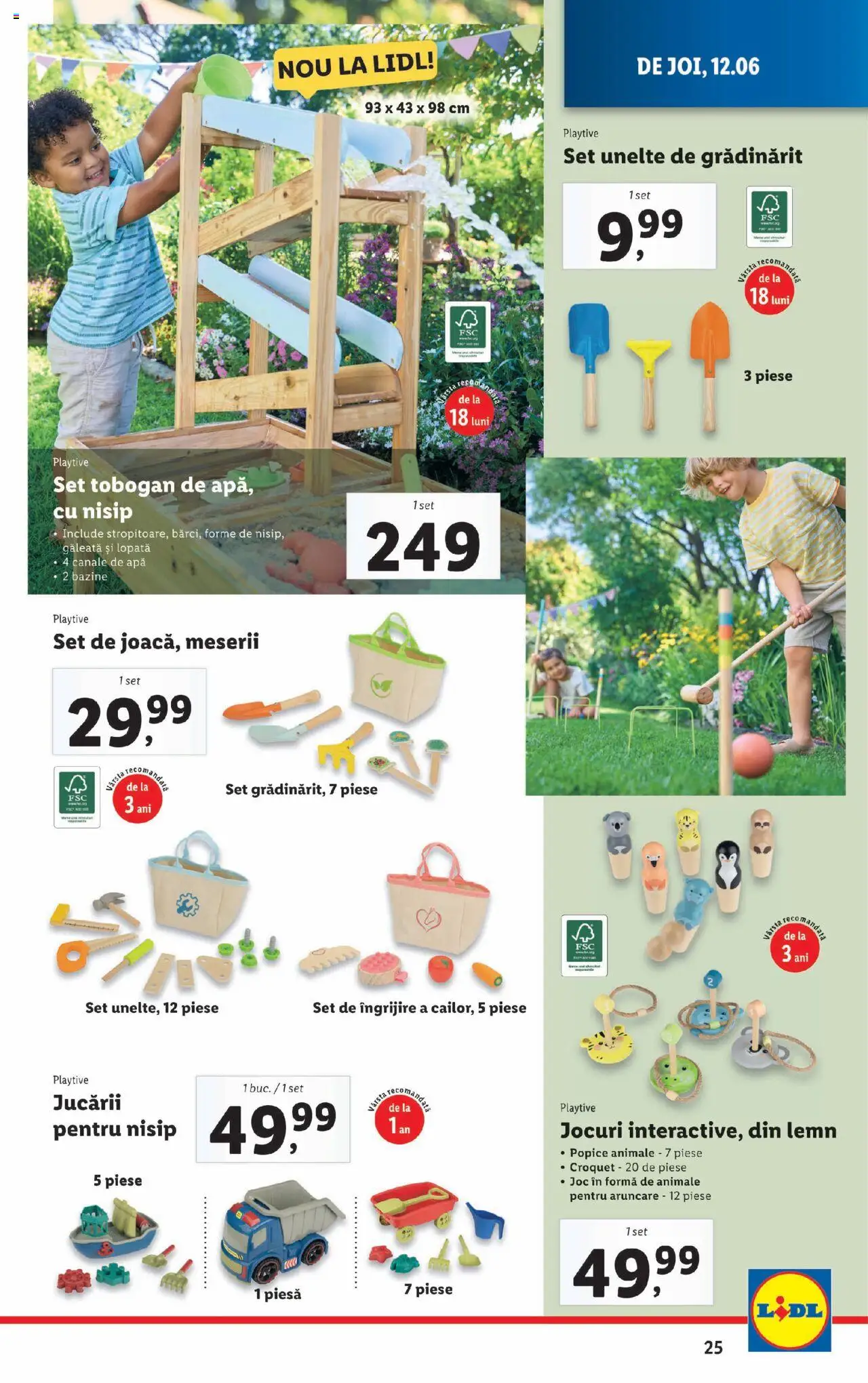 Catalog LIDL 9 - 14 Iunie 2025 | Pagina 25 | Produse: Joc, Apă