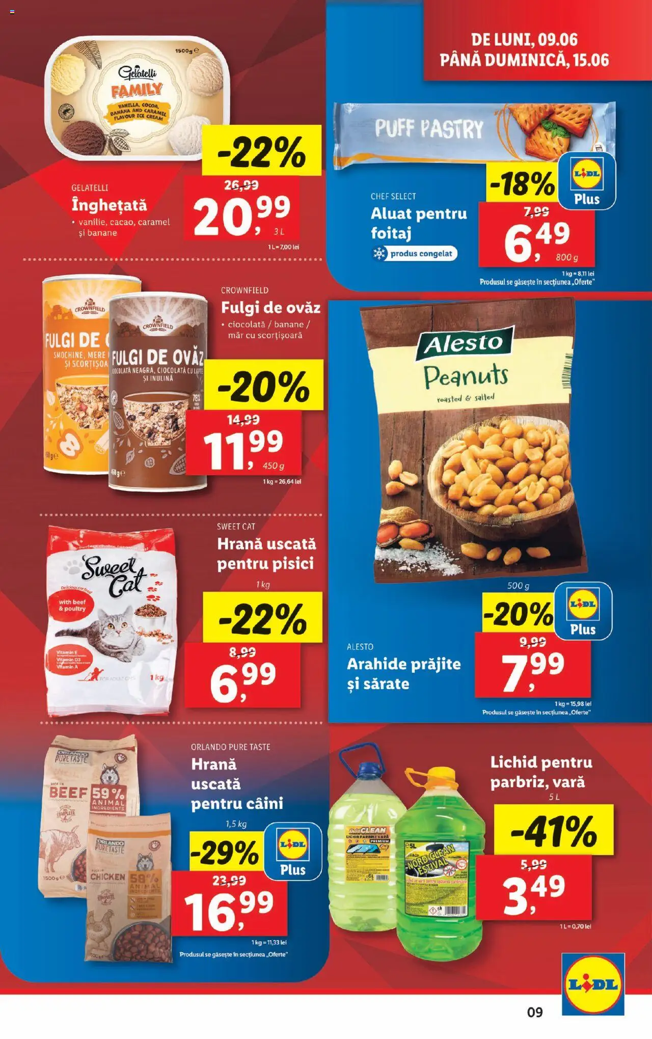 Catalog LIDL 9 - 14 Iunie 2025 | Pagina 9 | Produse: Pomelo, Ciocolată, Banane, Fulgi