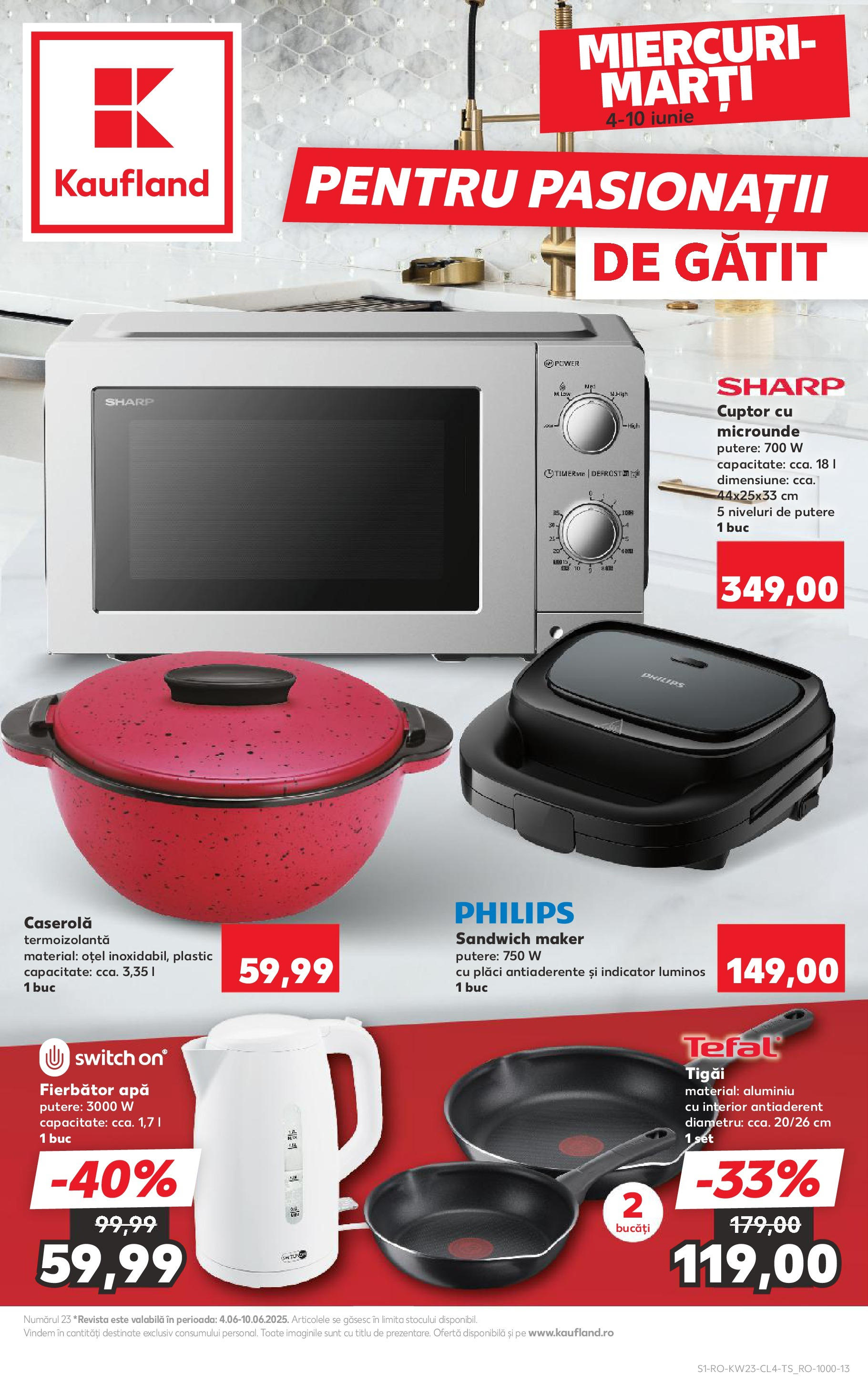 Catalog Kaufland 4 - 9 Iunie 2025 | Pagina 1 | Produse: Enginar, Cuptor, Apă