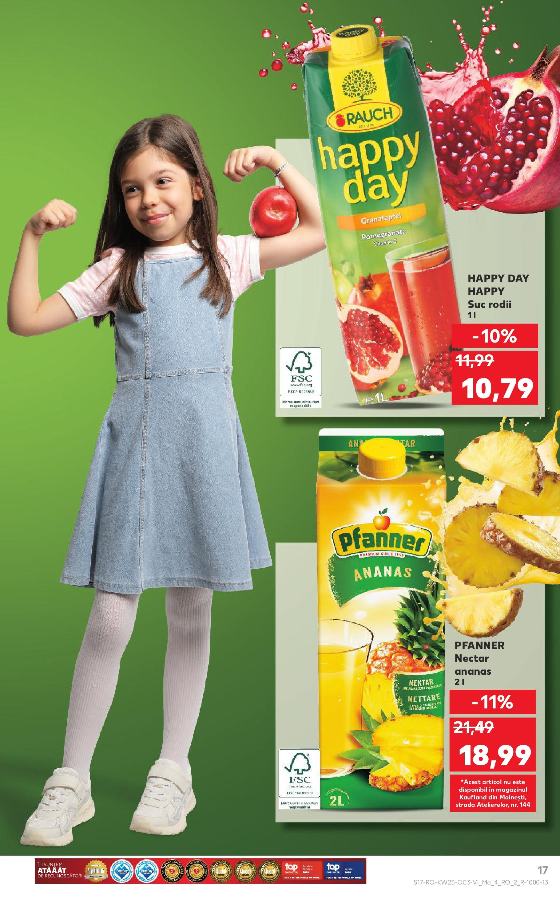 Catalog Kaufland 6 - 9 Iunie 2025 | Pagina 17 | Produse: Suc, Ananas