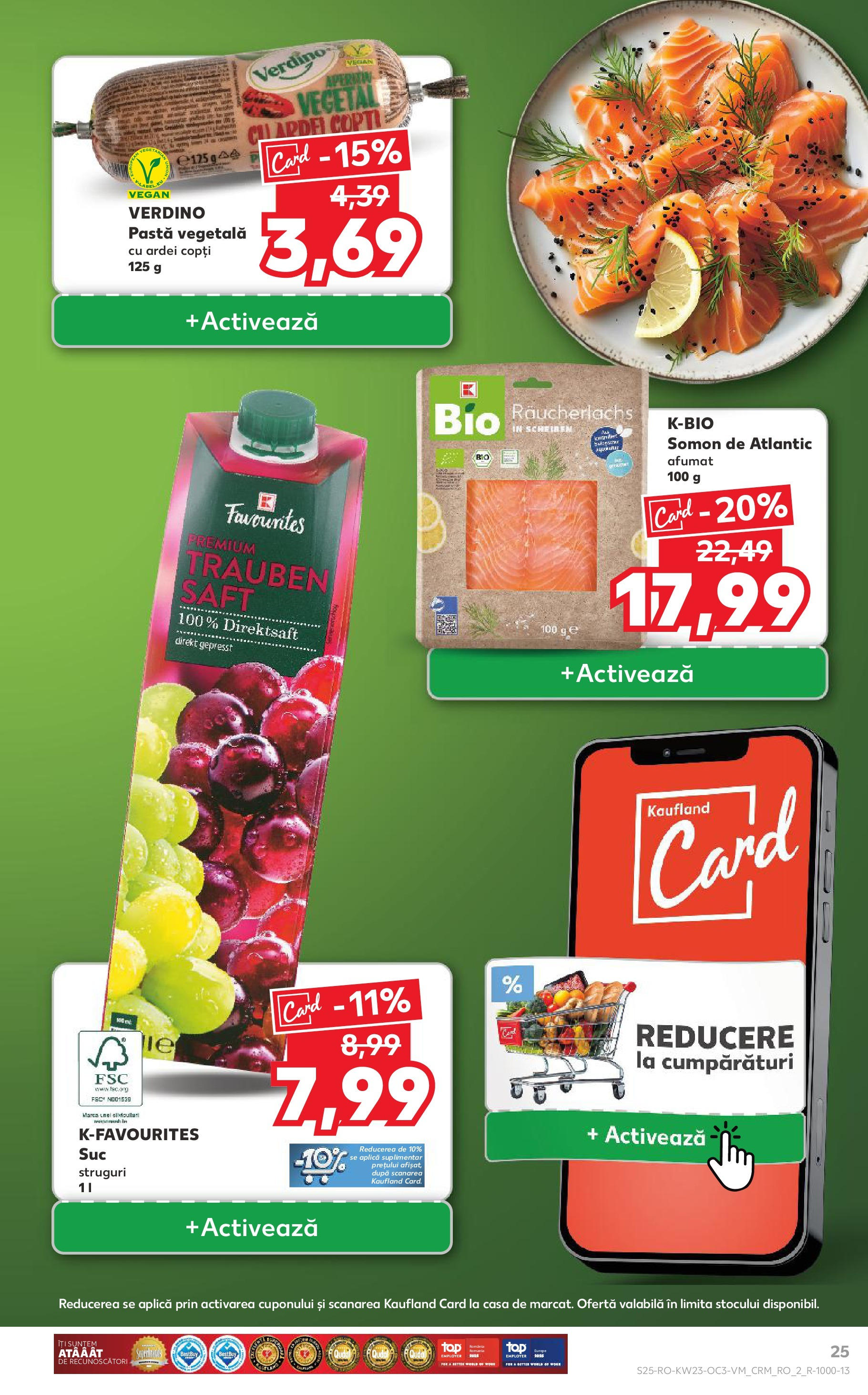 Catalog Kaufland 6 - 9 Iunie 2025 | Pagina 25 | Produse: Struguri, Ardei