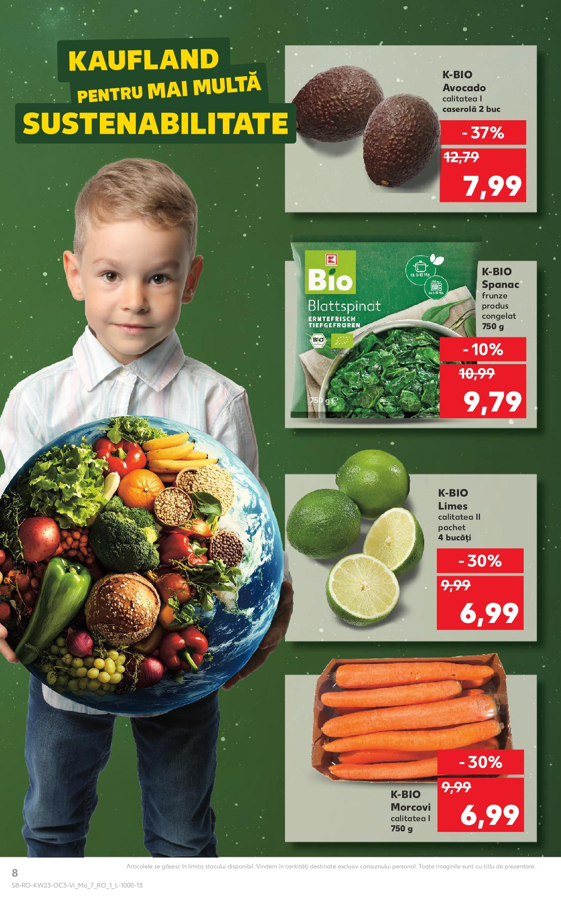 Catalog Kaufland 6 - 9 Iunie 2025 | Pagina 8 | Produse: Morcovi, Avocado