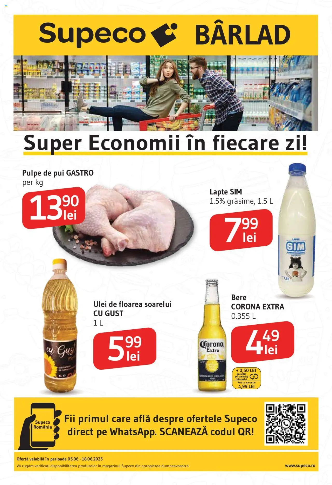 Catalog Supeco 5 - 17 Iunie 2025 | Pagina 1 | Produse: Hacıyatmaz Kedi Oyuncağı, Klozet koku giderici, Lapte, Bere