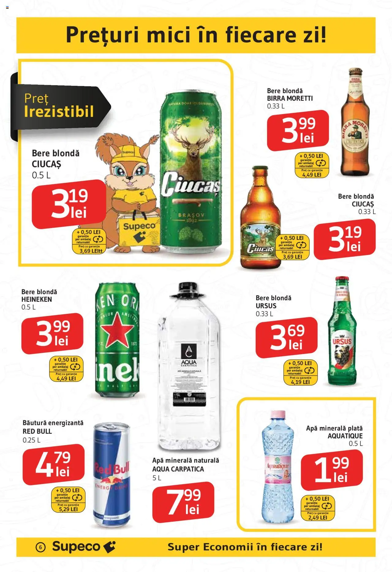 Catalog Supeco 5 - 17 Iunie 2025 | Pagina 6 | Produse: Köpek Sabunu, Mici, Bere, Apă