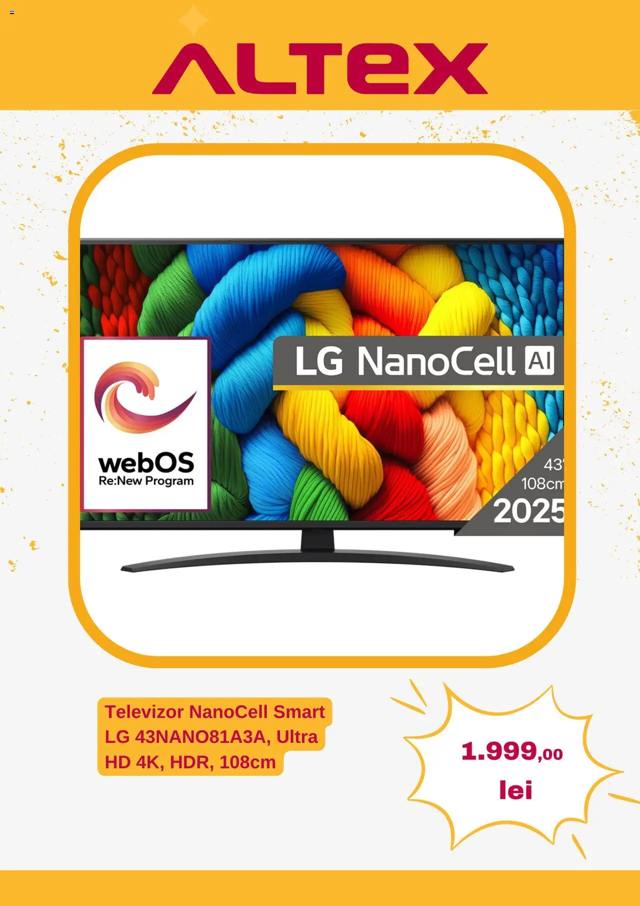 Catalog Altex 5 - 10 Iunie 2025 | Pagina 5 | Produse: Televizor