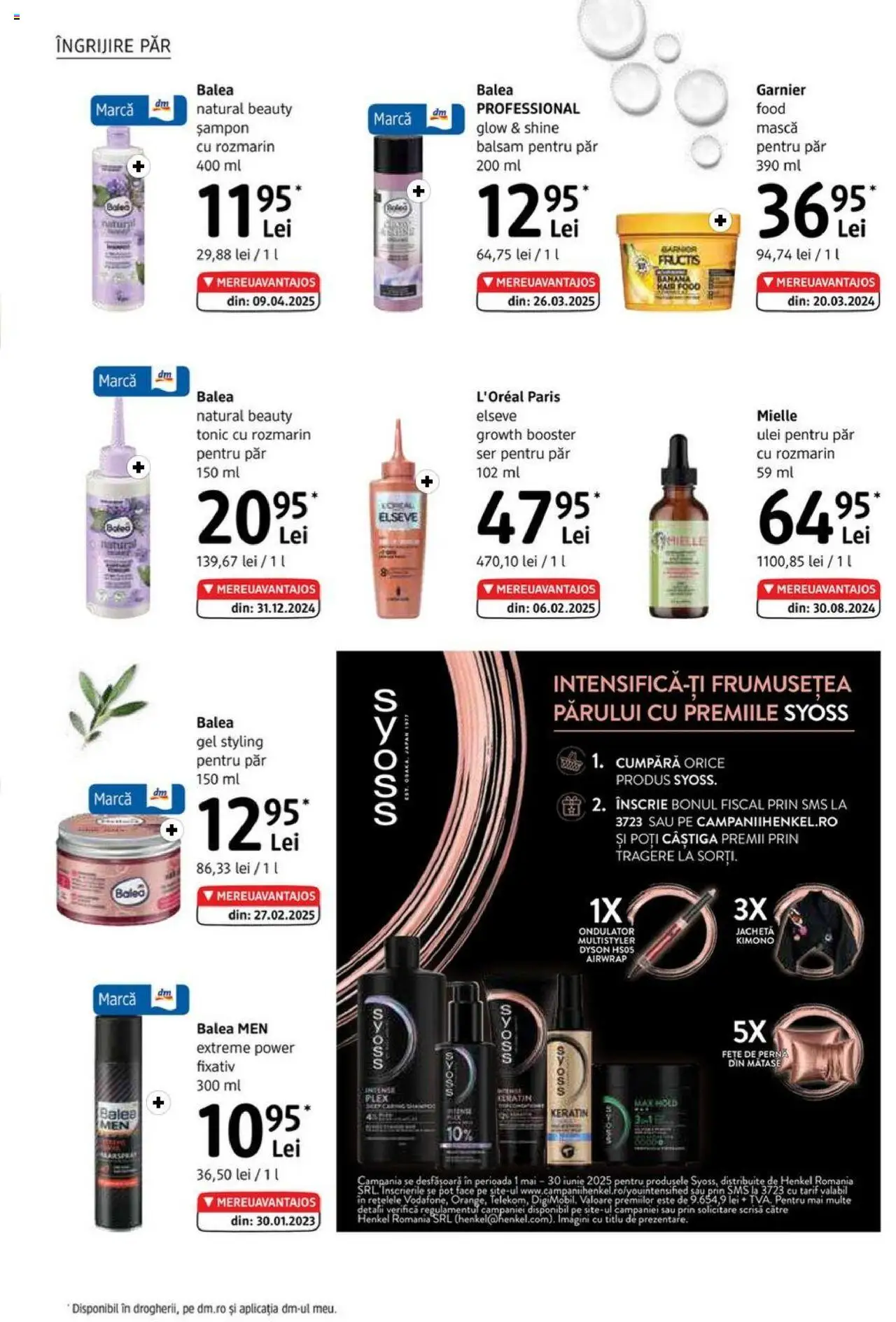 Catalog DM Drogerie Markt 5 - 30 Iunie 2025 | Pagina 14 | Produse: Ondulator, Pernă, Balsam, Ulei