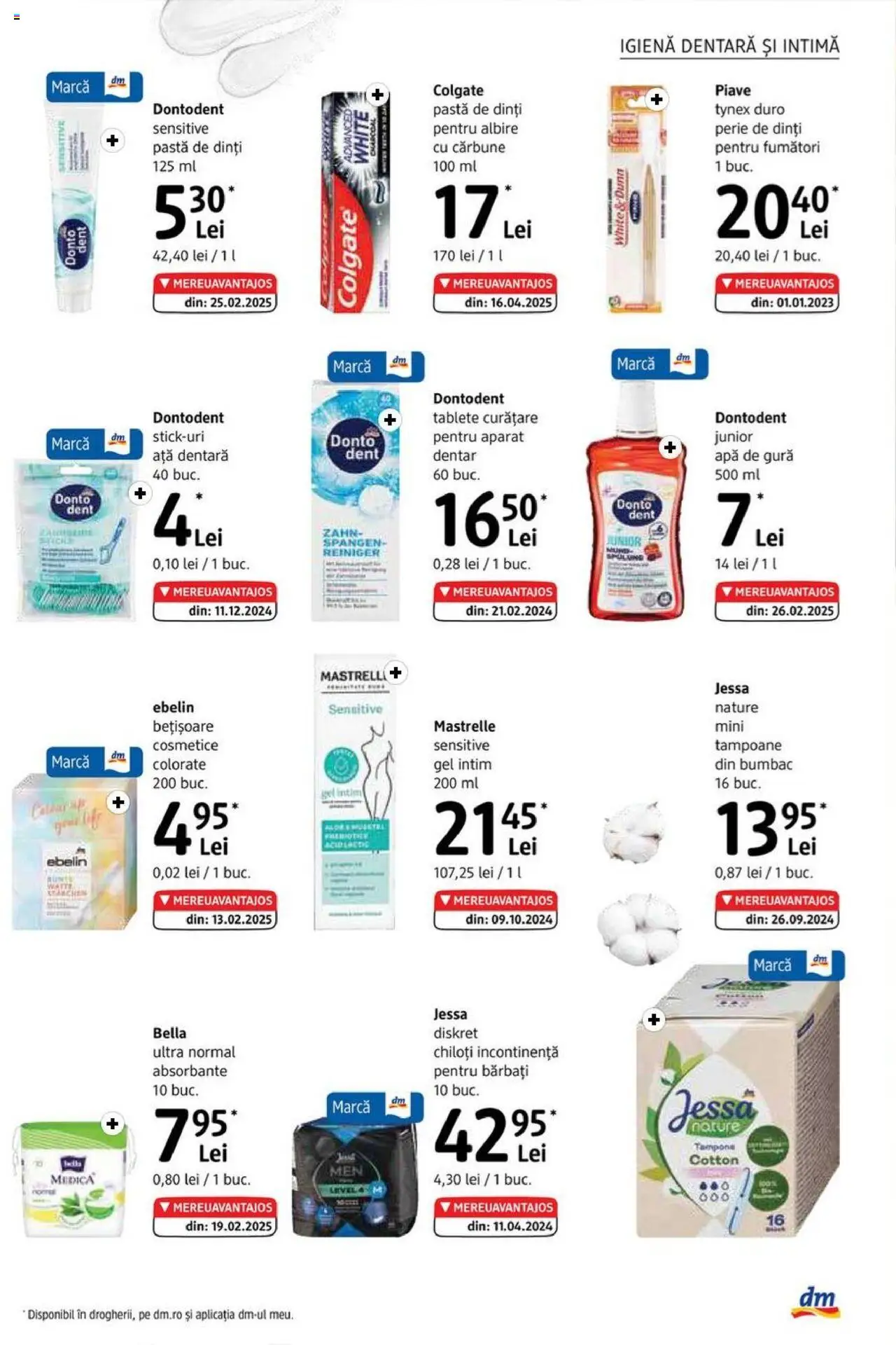 Catalog DM Drogerie Markt 5 - 30 Iunie 2025 | Pagina 17 | Produse: Gel intim, Ață dentară, Pastă de dinți, Apă de gură