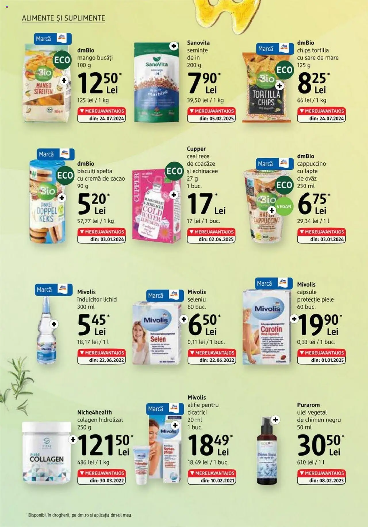 Catalog DM Drogerie Markt 5 - 30 Iunie 2025 | Pagina 20 | Produse: Cremă, Ceai, Biscuiți, Mango