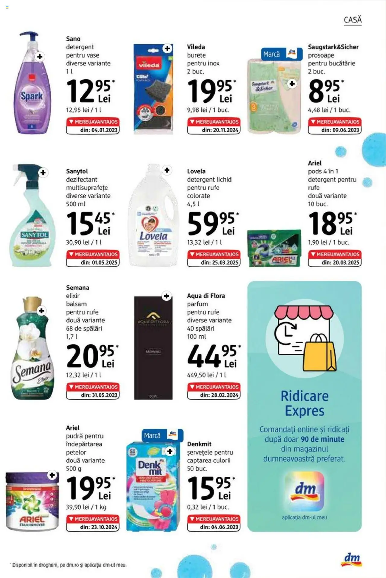 Catalog DM Drogerie Markt 5 - 30 Iunie 2025 | Pagina 21 | Produse: Elixir, Bucătărie, Pudră, Detergent