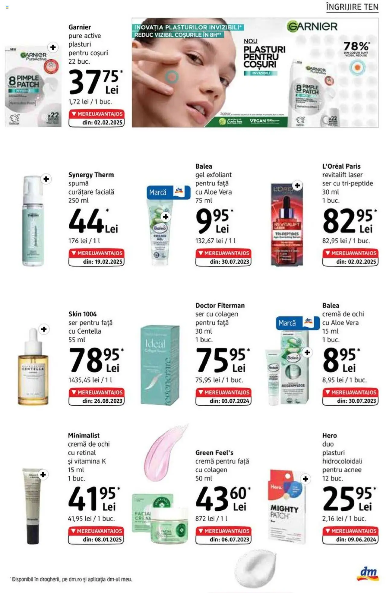 Catalog DM Drogerie Markt 5 - 30 Iunie 2025 | Pagina 9 | Produse: Plasturi, Exfoliant, Aloe vera, Cremă