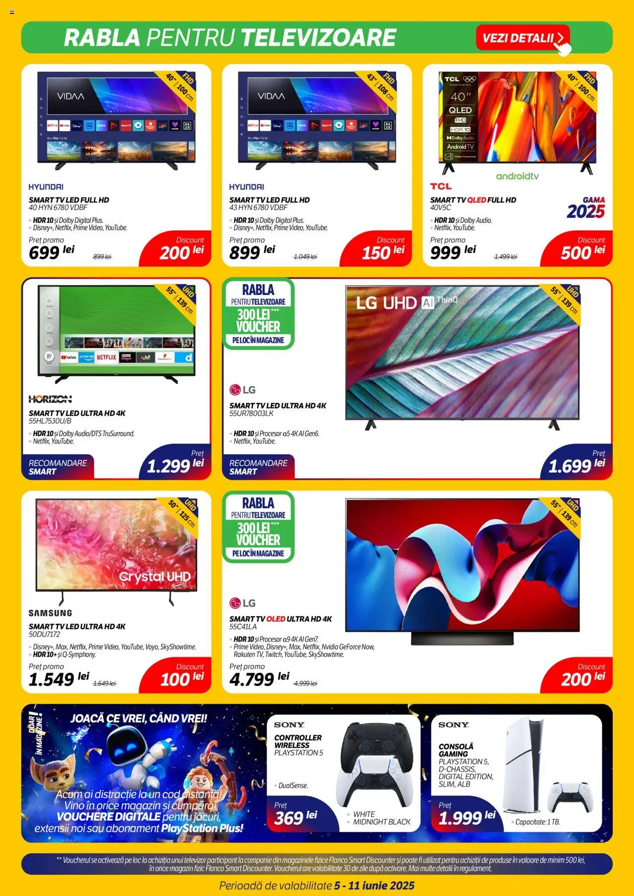 Catalog Flanco 5 - 10 Iunie 2025 | Pagina 3 | Produse: Televizor, Audio, Playstation, Babak