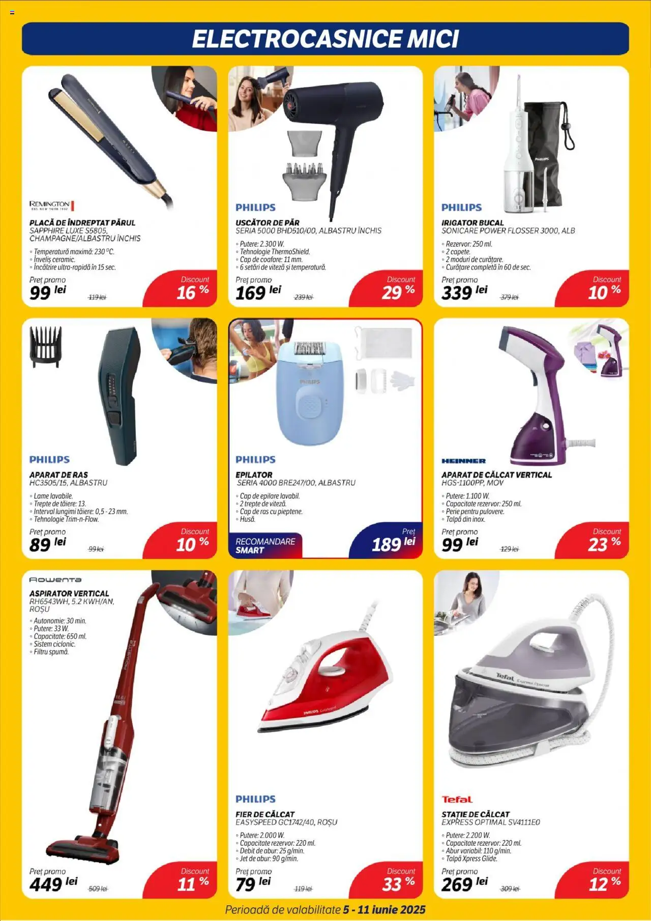 Catalog Flanco 5 - 10 Iunie 2025 | Pagina 9 | Produse: Aparat de călcat, Aspirator, Epilator, Uscător De Păr