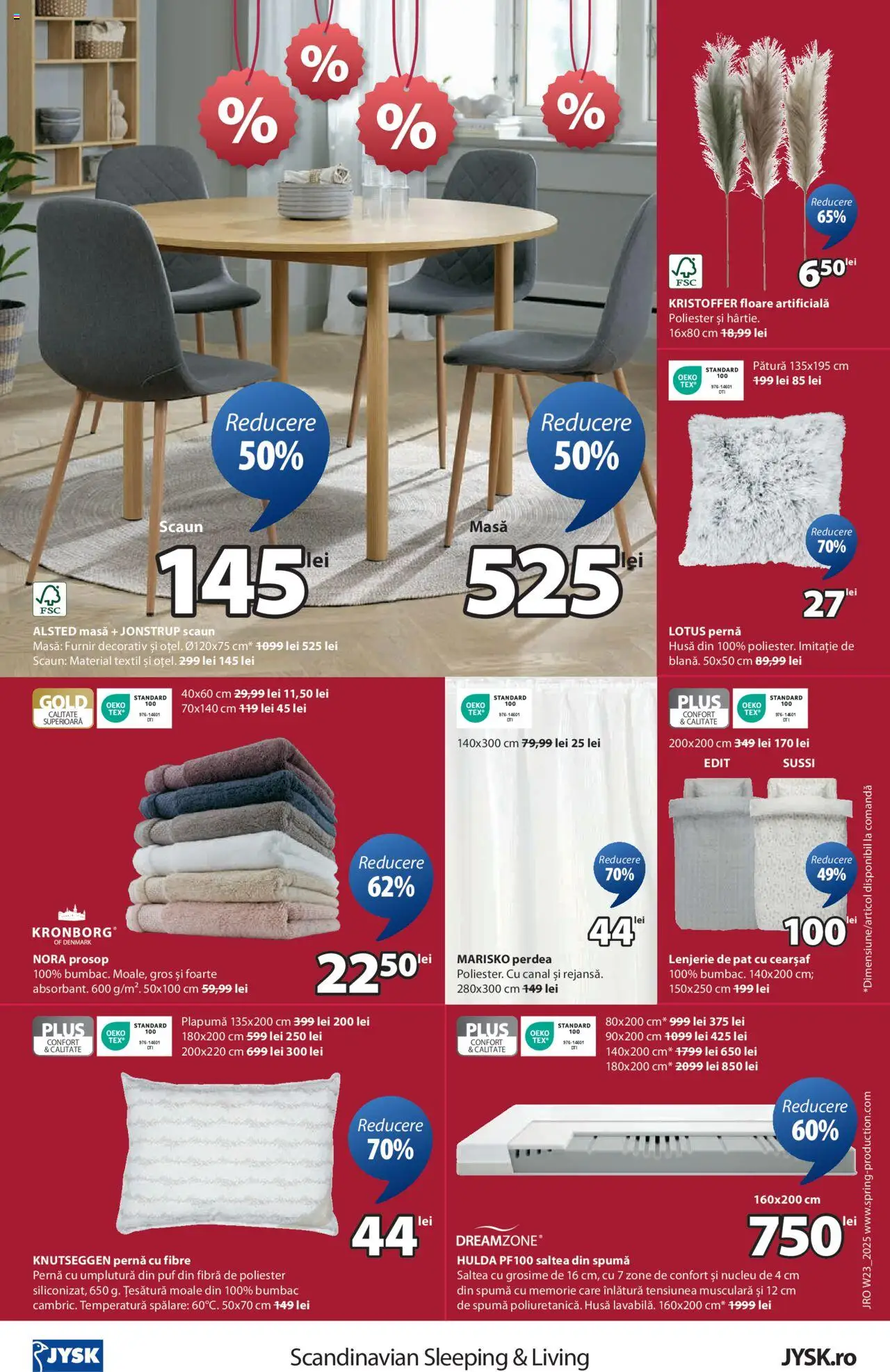 Catalog JYSK 5 Iunie - 3 Iulie 2025 | Pagina 16 | Produse: Lenjerie de pat, Pernă, Plapumă, Floare artificială
