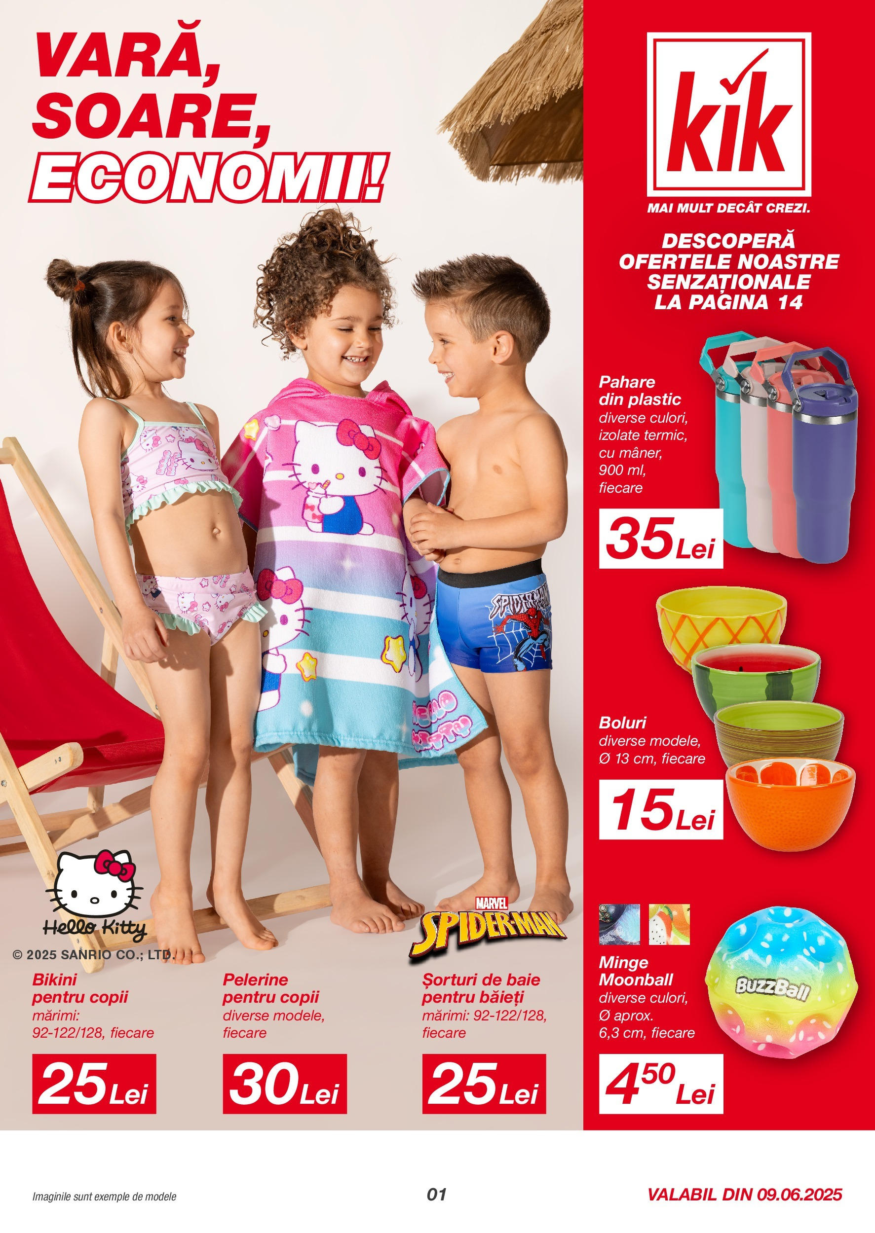 Catalog Kik 9 - 21 Iunie 2025 | Pagina 1 | Produse: Pahare