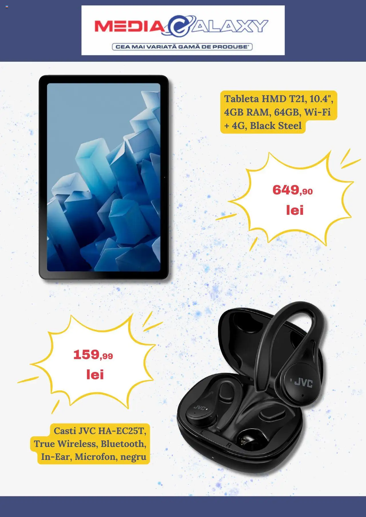Catalog Media Galaxy 5 - 10 Iunie 2025 | Pagina 2 | Produse: Tabletă, Căști