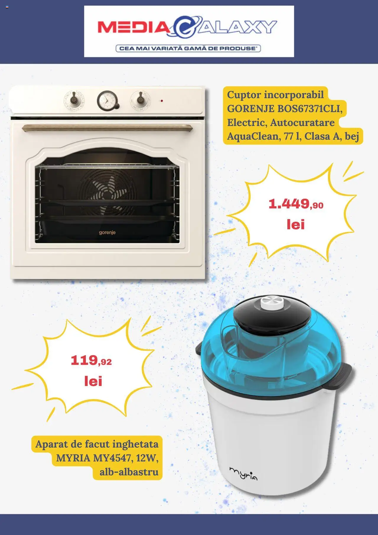Catalog Media Galaxy 5 - 10 Iunie 2025 | Pagina 6 | Produse: Cuptor, Înghețată