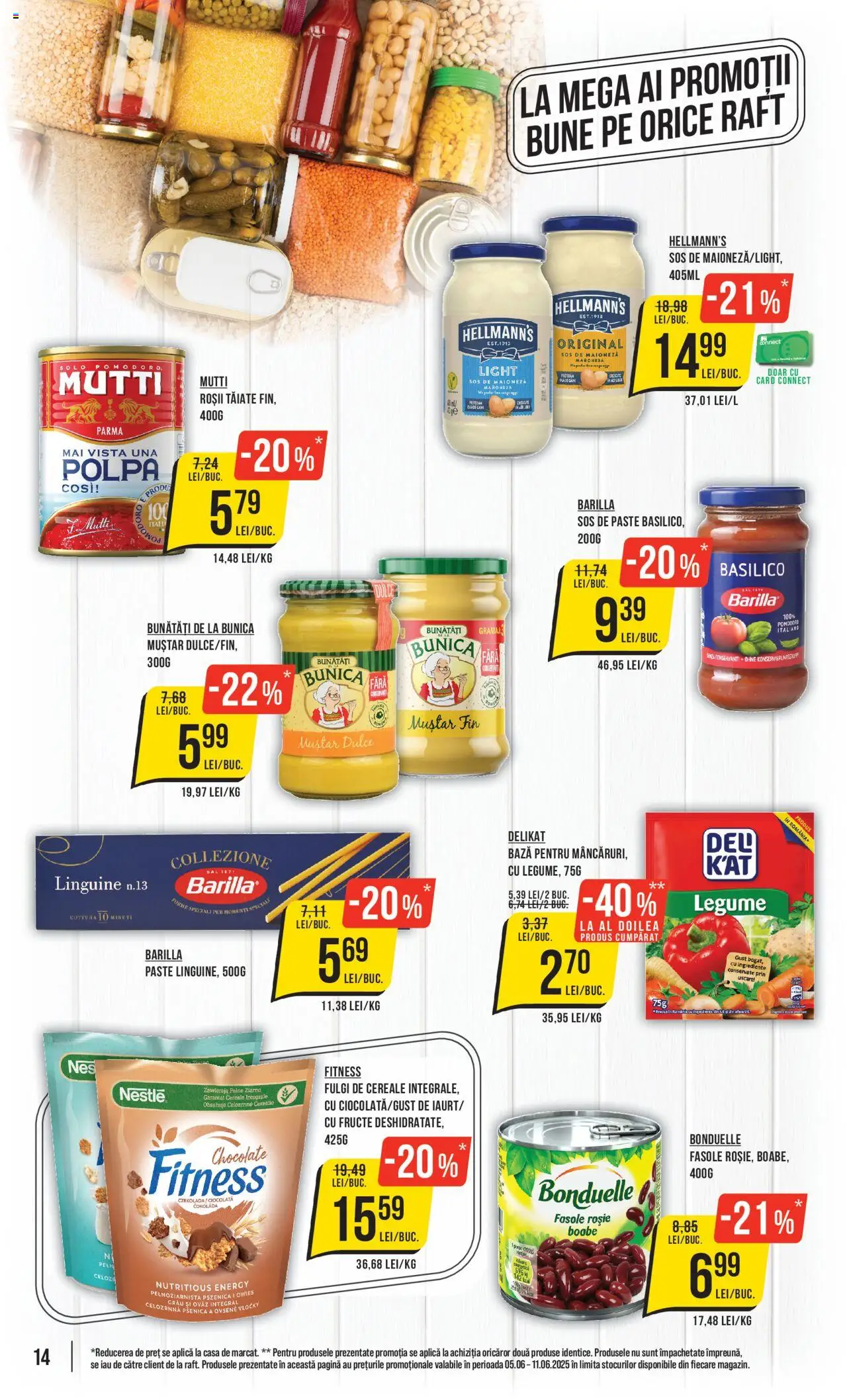 Catalog Mega Image 5 - 10 Iunie 2025 | Pagina 14 | Produse: Muștar, Paste, Fulgi, Sos