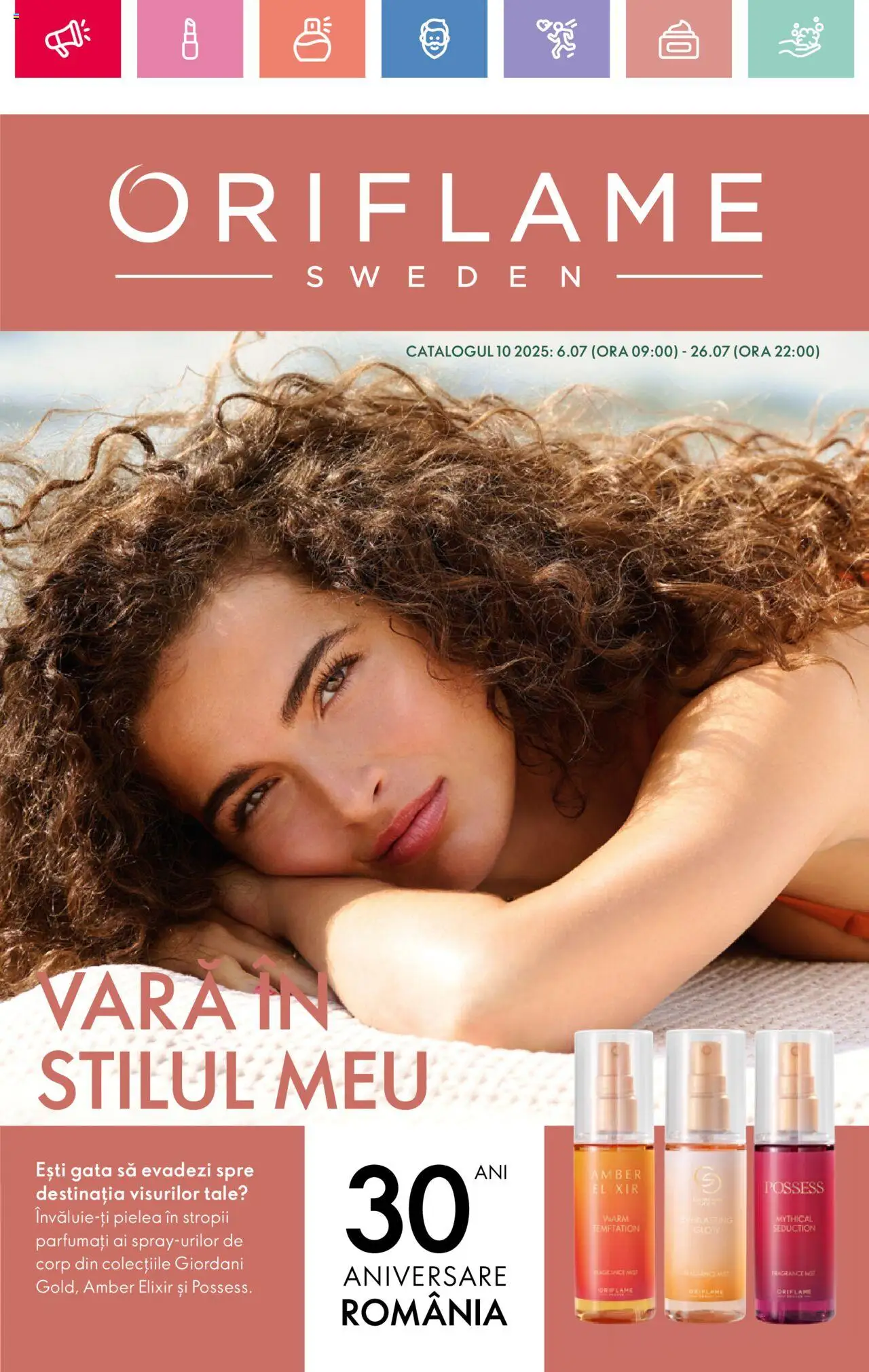 Catalog Oriflame 6 - 25 Iulie 2025 | Pagina 1 | Produse: Elixir