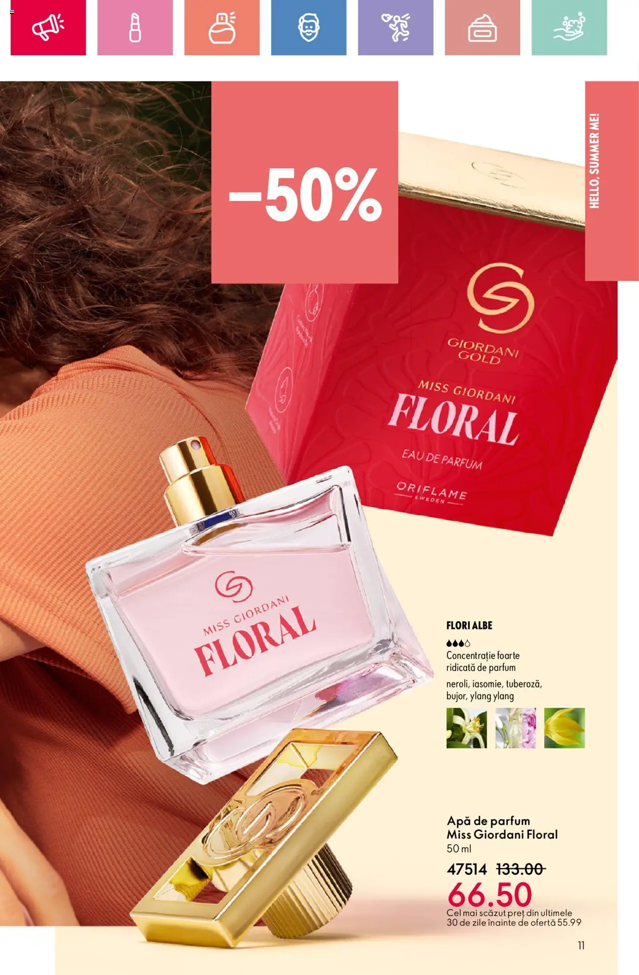 Catalog Oriflame 6 - 25 Iulie 2025 | Pagina 11 | Produse: Apă de parfum, Parfum, Apă