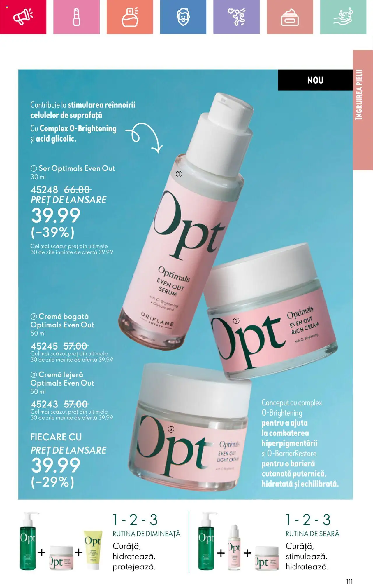 Catalog Oriflame 6 - 25 Iulie 2025 | Pagina 111 | Produse: Serum, Cremă