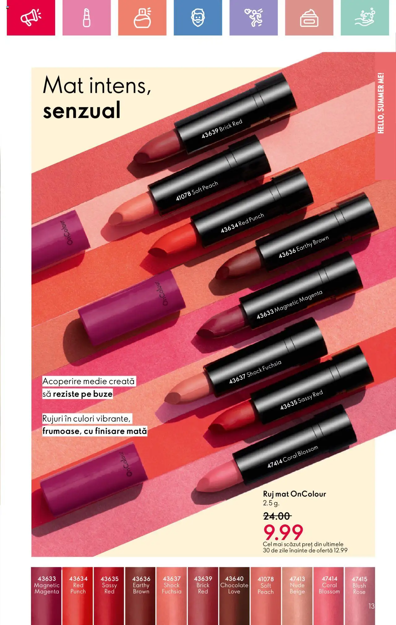 Catalog Oriflame 6 - 25 Iulie 2025 | Pagina 13 | Produse: Blush, Ruj