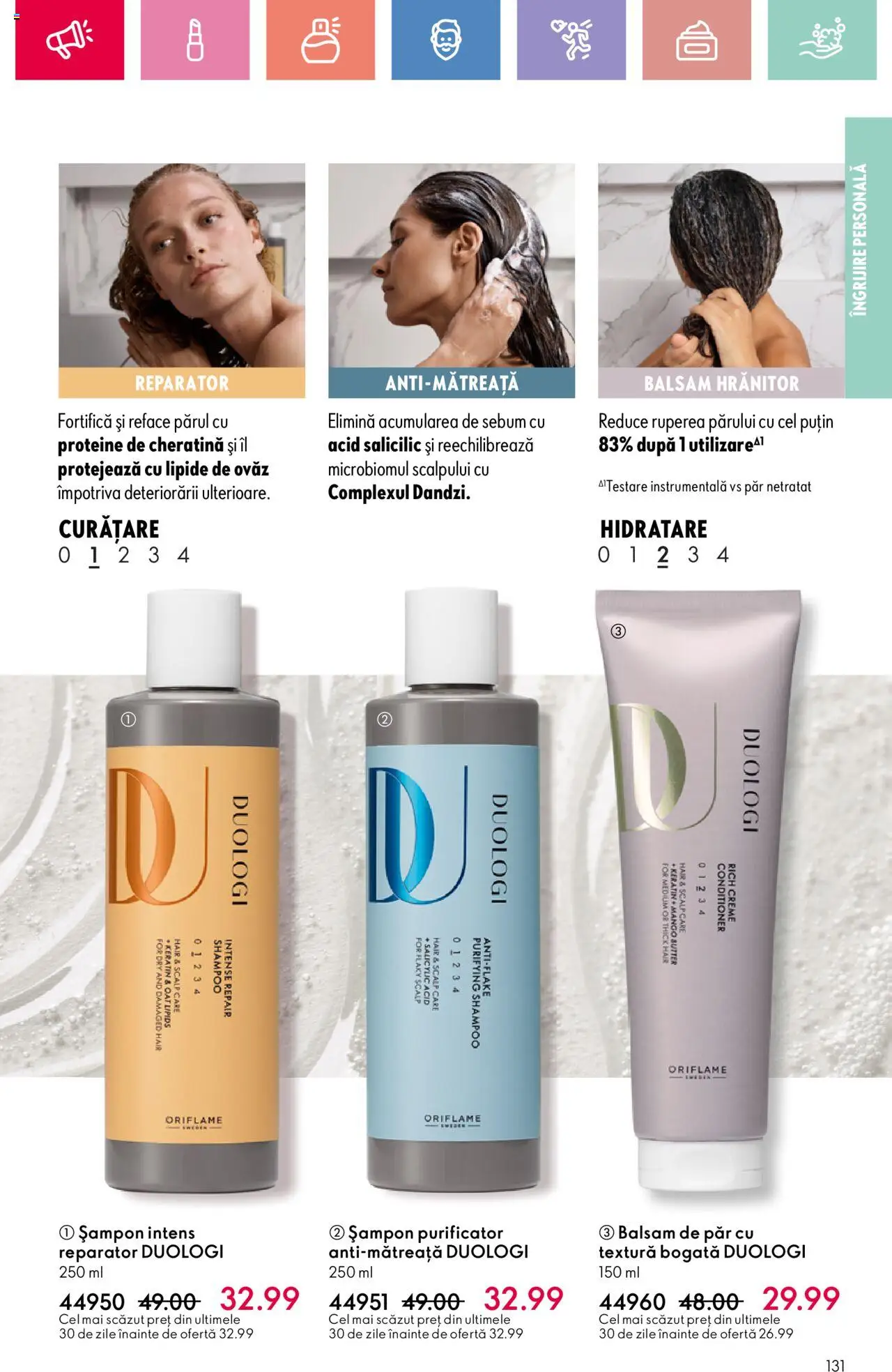 Catalog Oriflame 6 - 25 Iulie 2025 | Pagina 131 | Produse: Masaüstü kılıfı, Șampon, Balsam, Mango