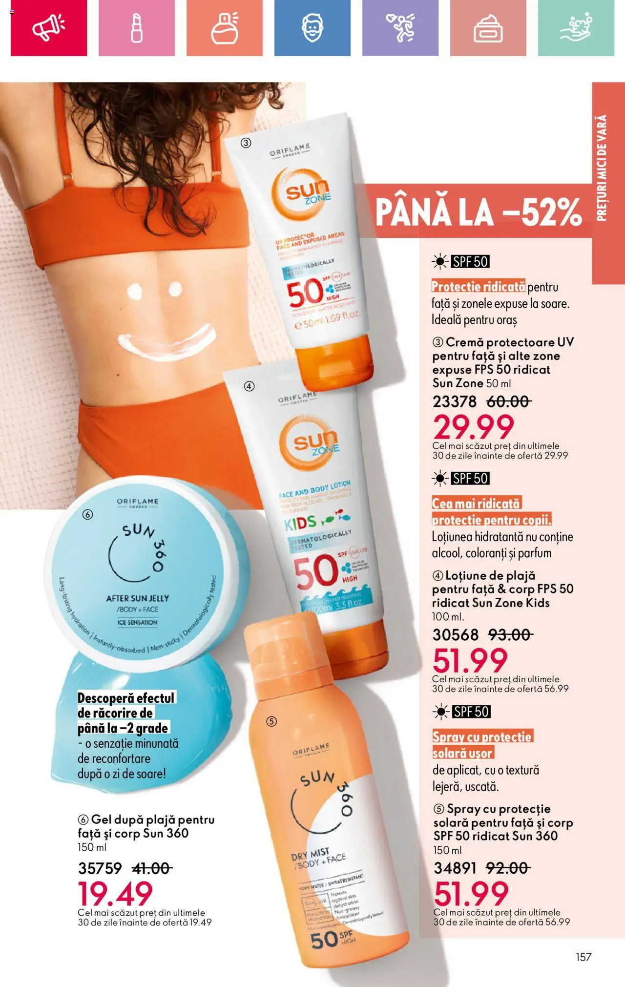 Catalog Oriflame 6 - 25 Iulie 2025 | Pagina 157 | Produse: Body, Mici, Parfum, Cremă