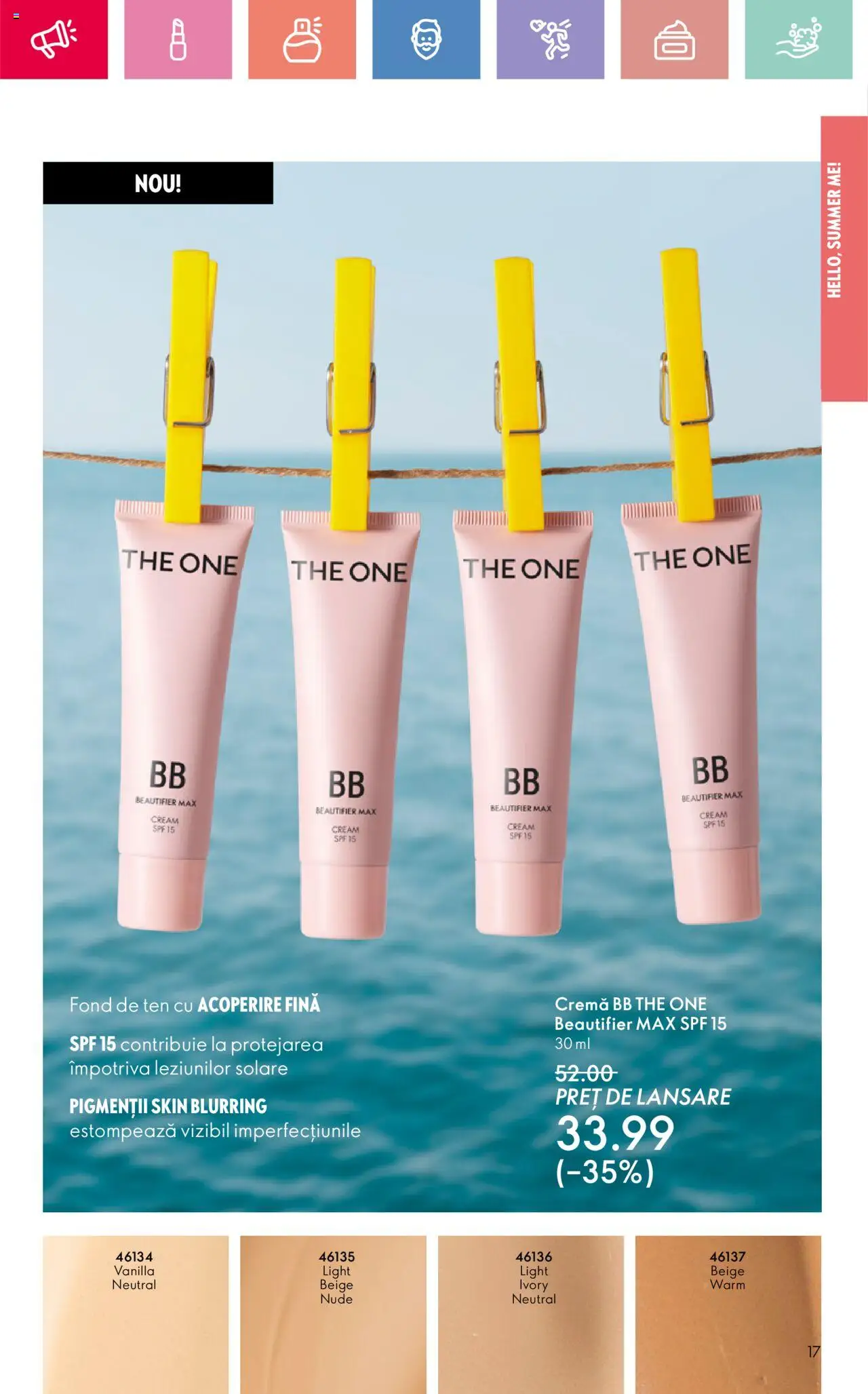 Catalog Oriflame 6 - 25 Iulie 2025 | Pagina 17 | Produse: Fond de ten, Cremă