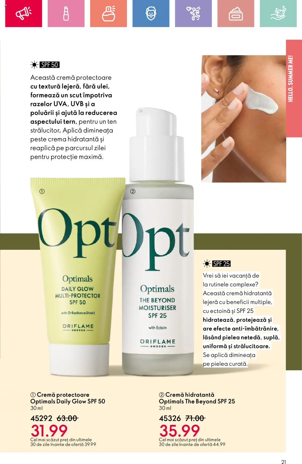 Catalog Oriflame 6 - 25 Iulie 2025 | Pagina 21 | Produse: Arapsaçı, Cremă, Pește