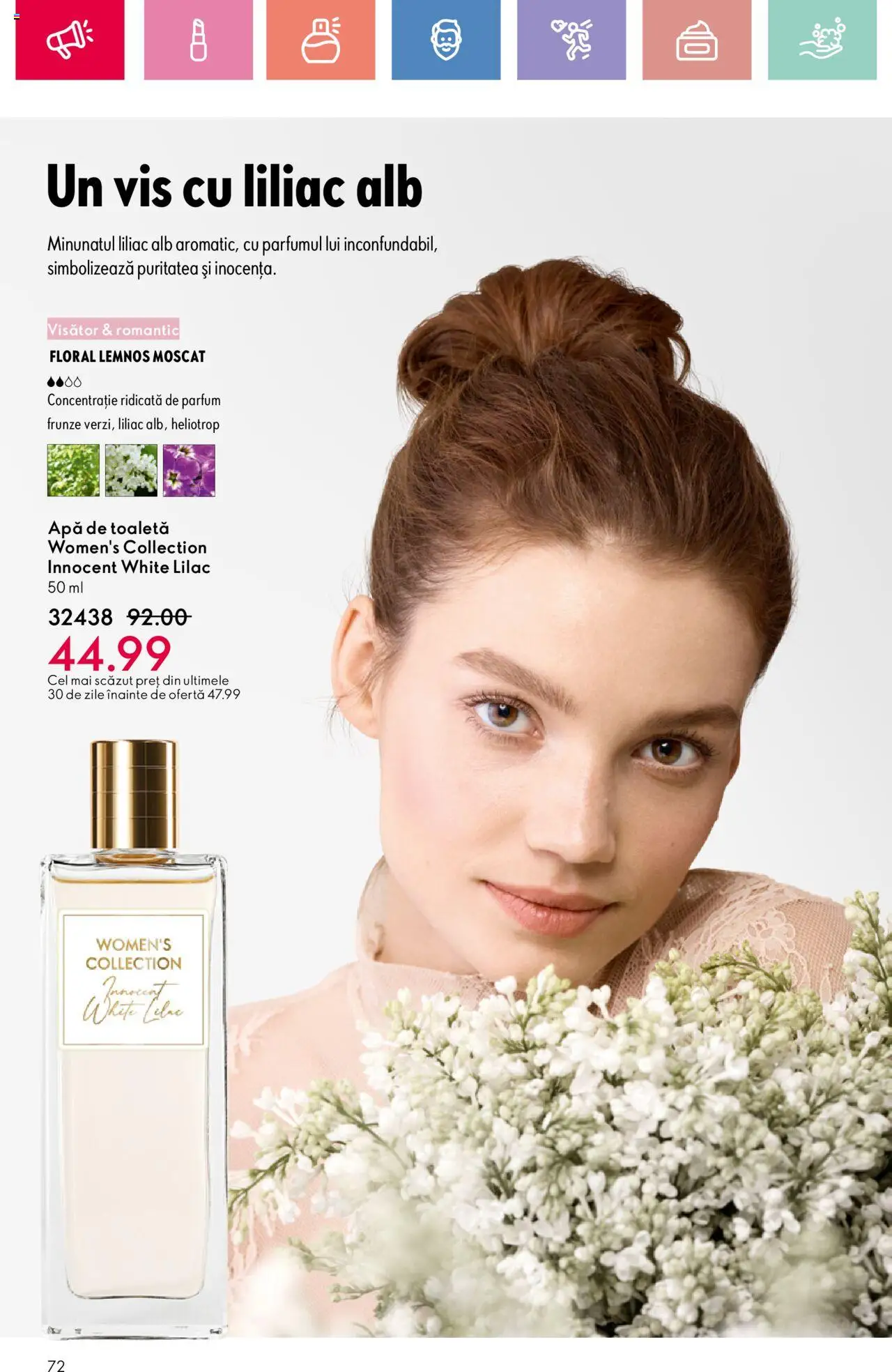Catalog Oriflame 6 - 25 Iulie 2025 | Pagina 72 | Produse: Toaletă, Parfum, Apă de toaletă, Apă