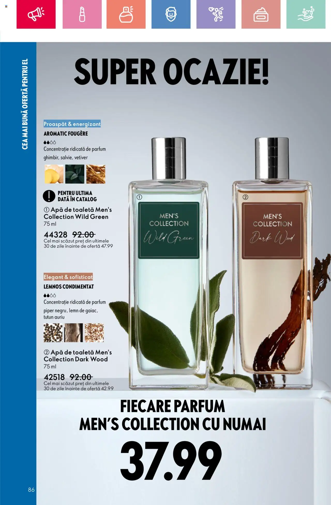 Catalog Oriflame 6 - 25 Iulie 2025 | Pagina 86 | Produse: Toaletă, Parfum, Apă de toaletă, Apă
