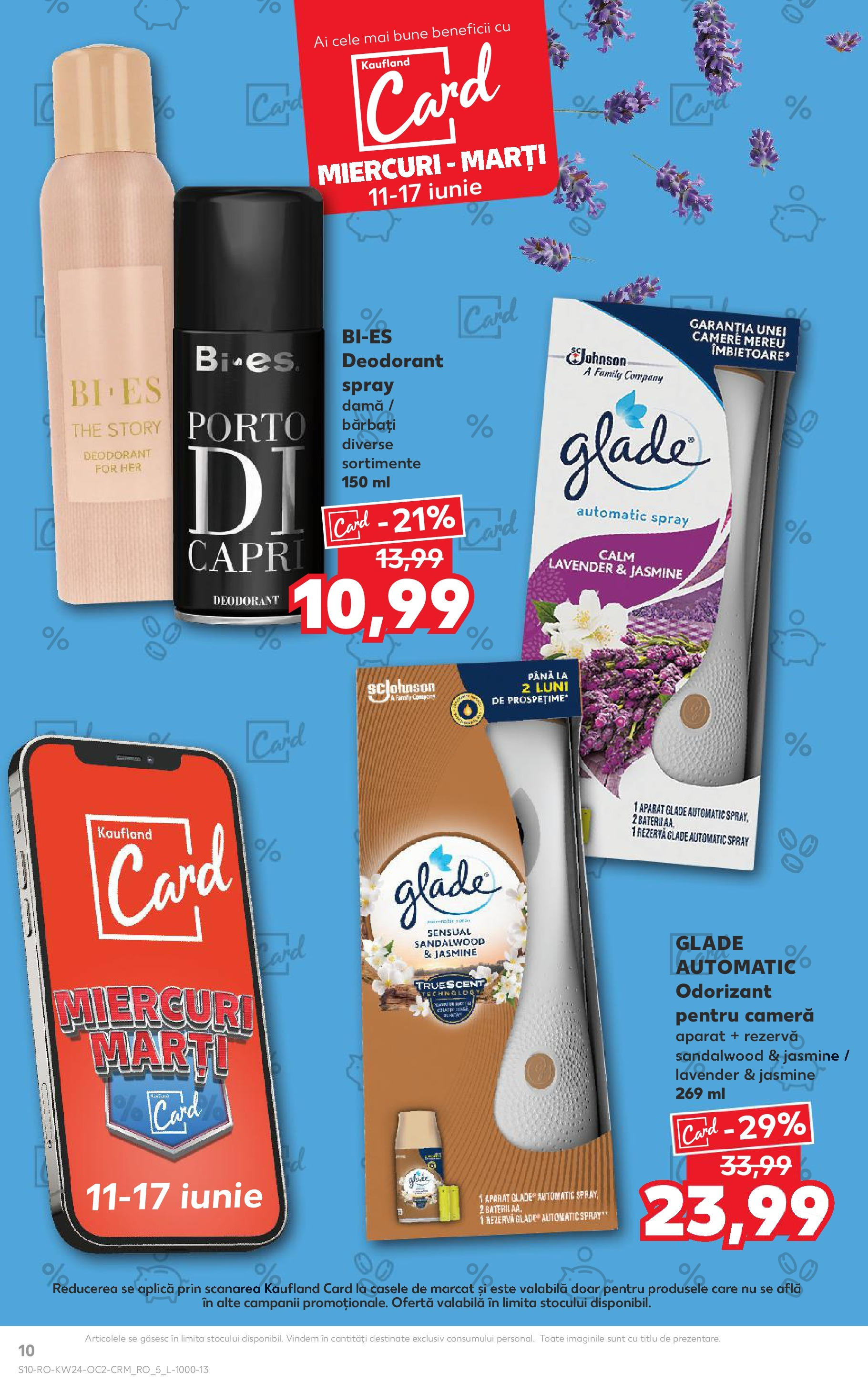 Catalog Kaufland 11 - 16 Iunie 2025 | Pagina 10 | Produse: Cameră, Baterii, Deodorant