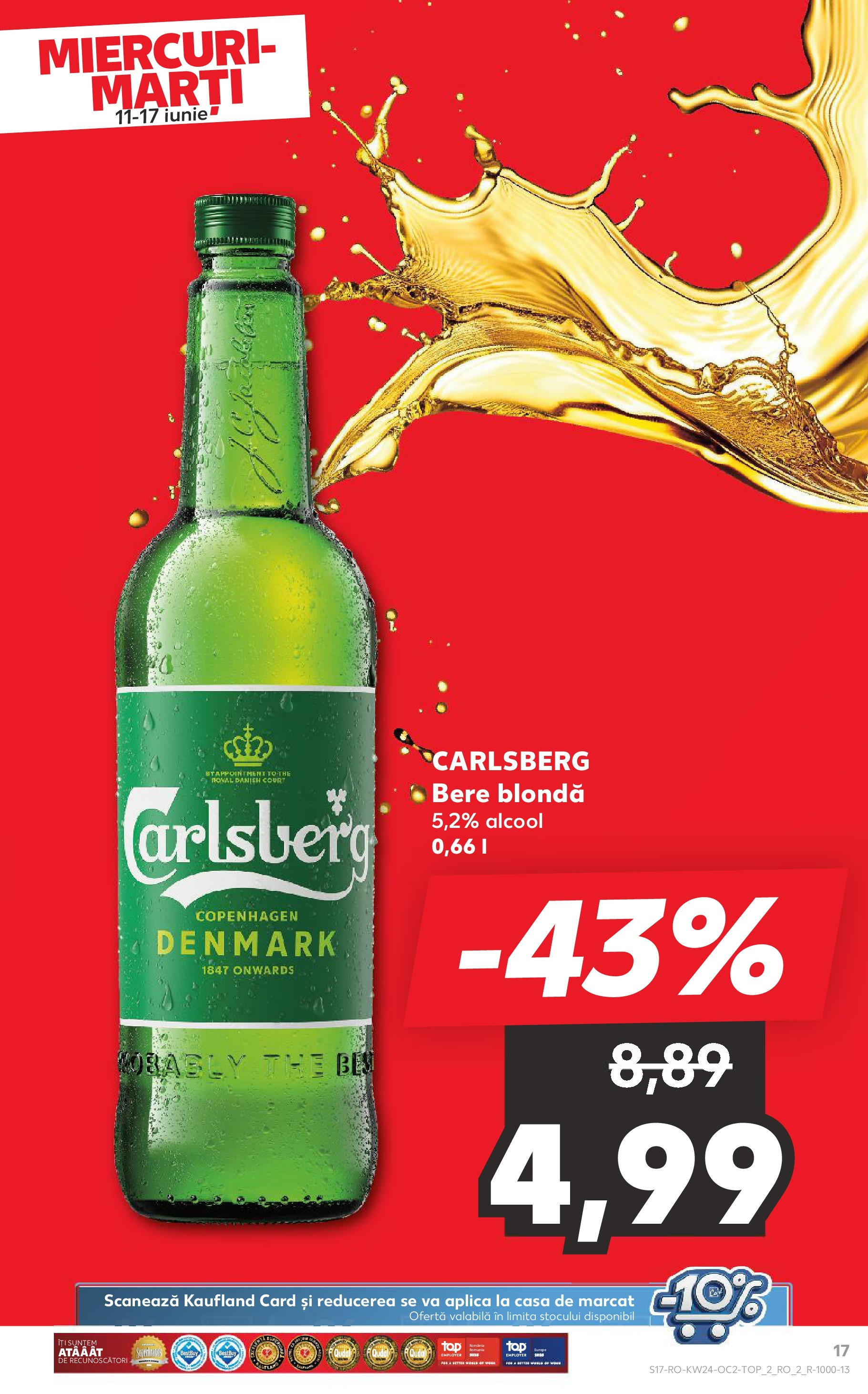 Catalog Kaufland 11 - 16 Iunie 2025 | Pagina 17 | Produse: Bere