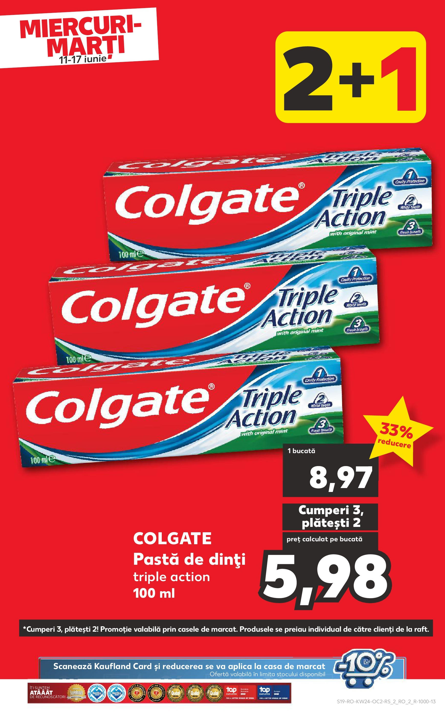 Catalog Kaufland 11 - 16 Iunie 2025 | Pagina 19 | Produse: Pastă de dinți