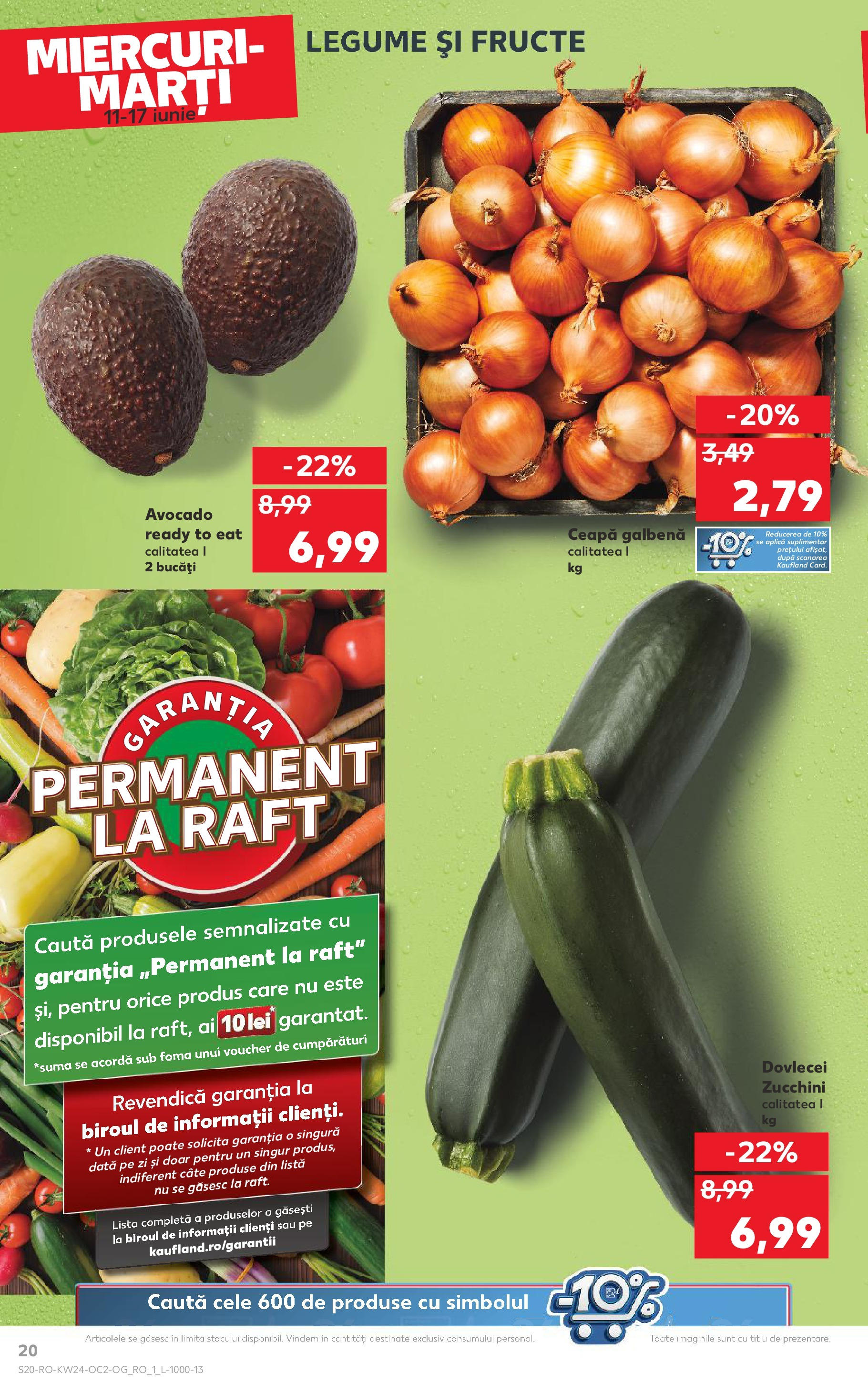 Catalog Kaufland 11 - 16 Iunie 2025 | Pagina 20 | Produse: Ceapă galbenă, Avocado, Ceapă, Fructe