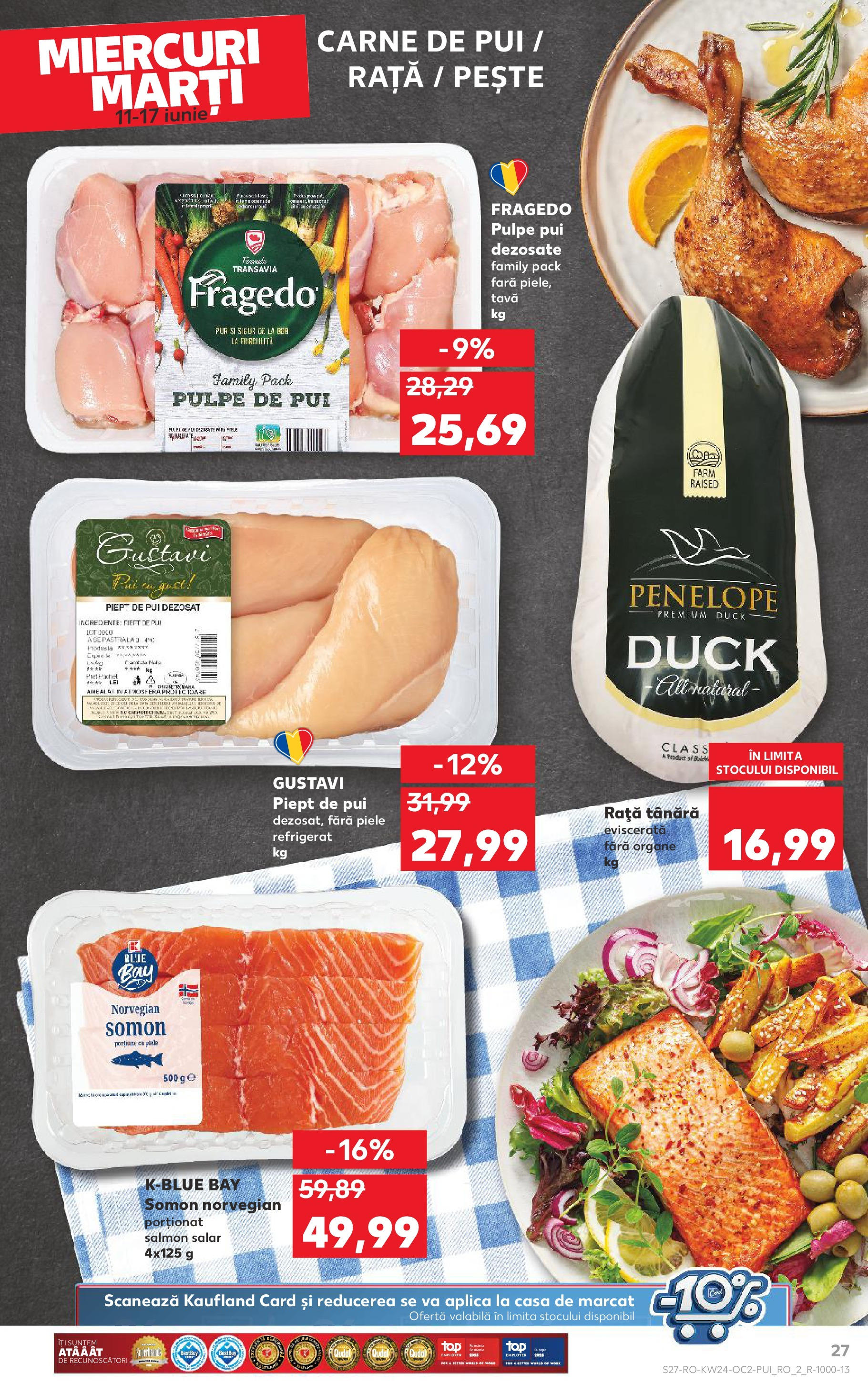 Catalog Kaufland 11 - 16 Iunie 2025 | Pagina 27 | Produse: Hacıyatmaz Kedi Oyuncağı, Rață, Carne De Pui, Pește